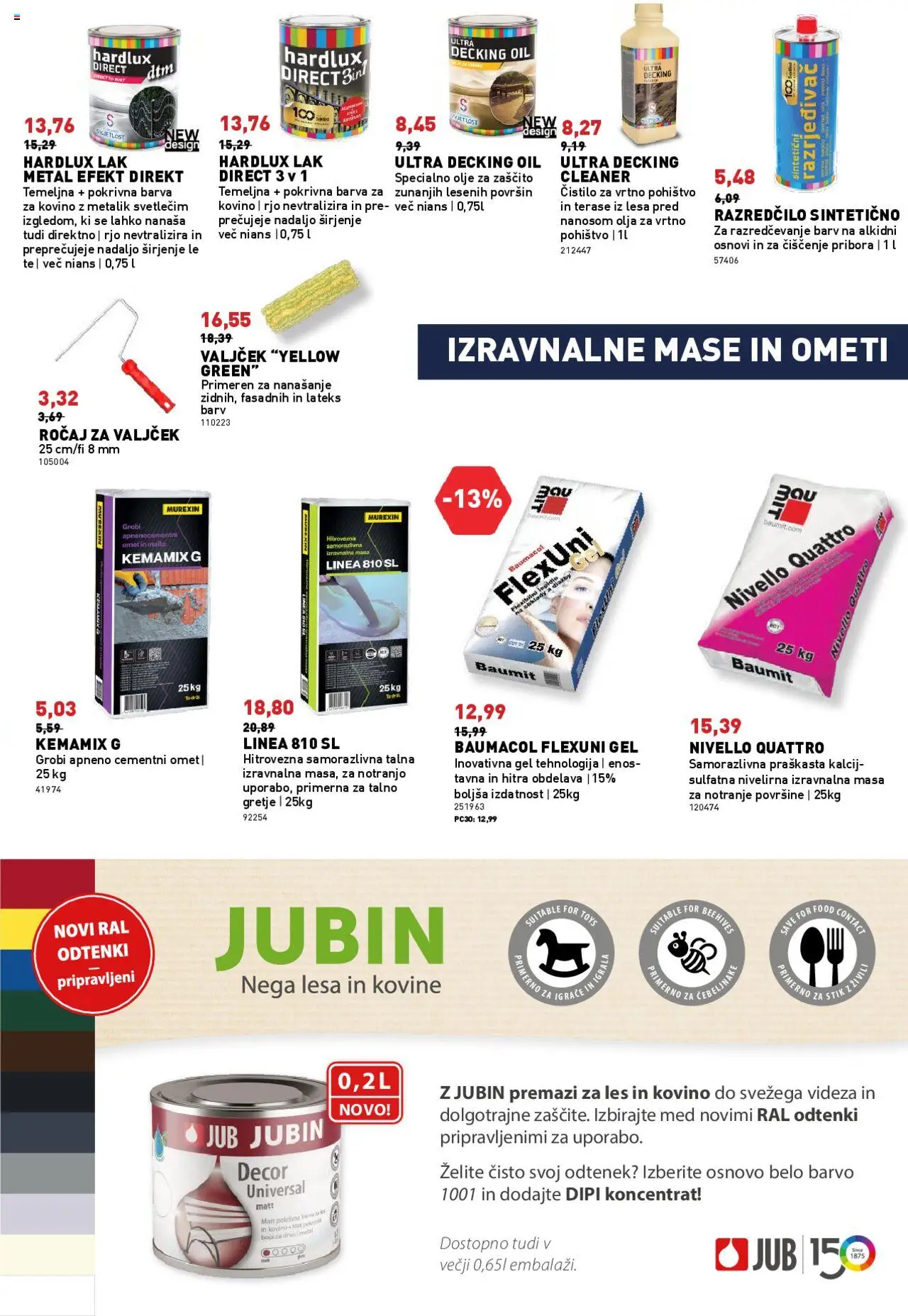 Novi Inpos katalog ponudbe – veljaven od 09.10.2025 | Stran: 19 | Izdelki: Pohištvo, Vrtno pohistvo, Lak, Barva