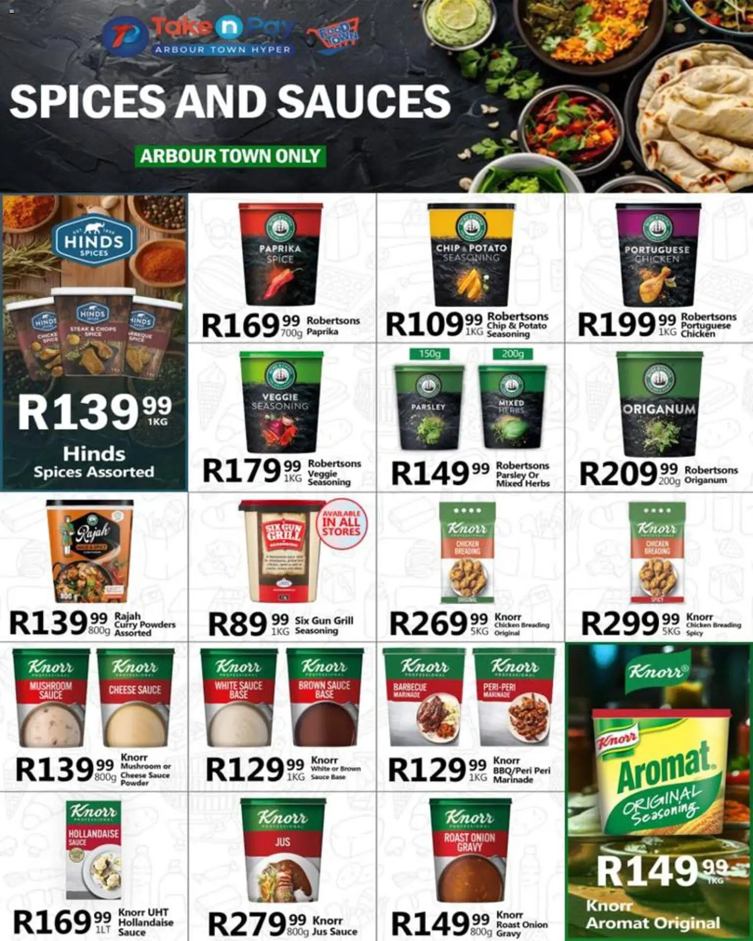 New Take n Pay catalogue – valid from 12.01.2026 | Page: 34 | Products: Cheese, Chicken, Powder, Aromat