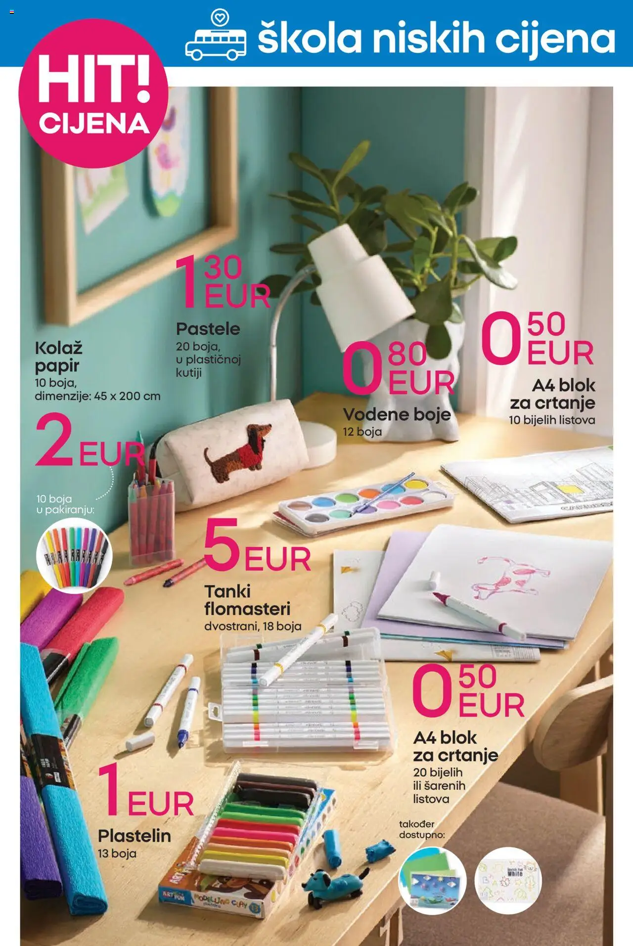 Pepco katalog | vrijedi od 21.08.2025 | Stranica: 6 | Proizvodi: Vodene boje, Flomasteri, Plastelin