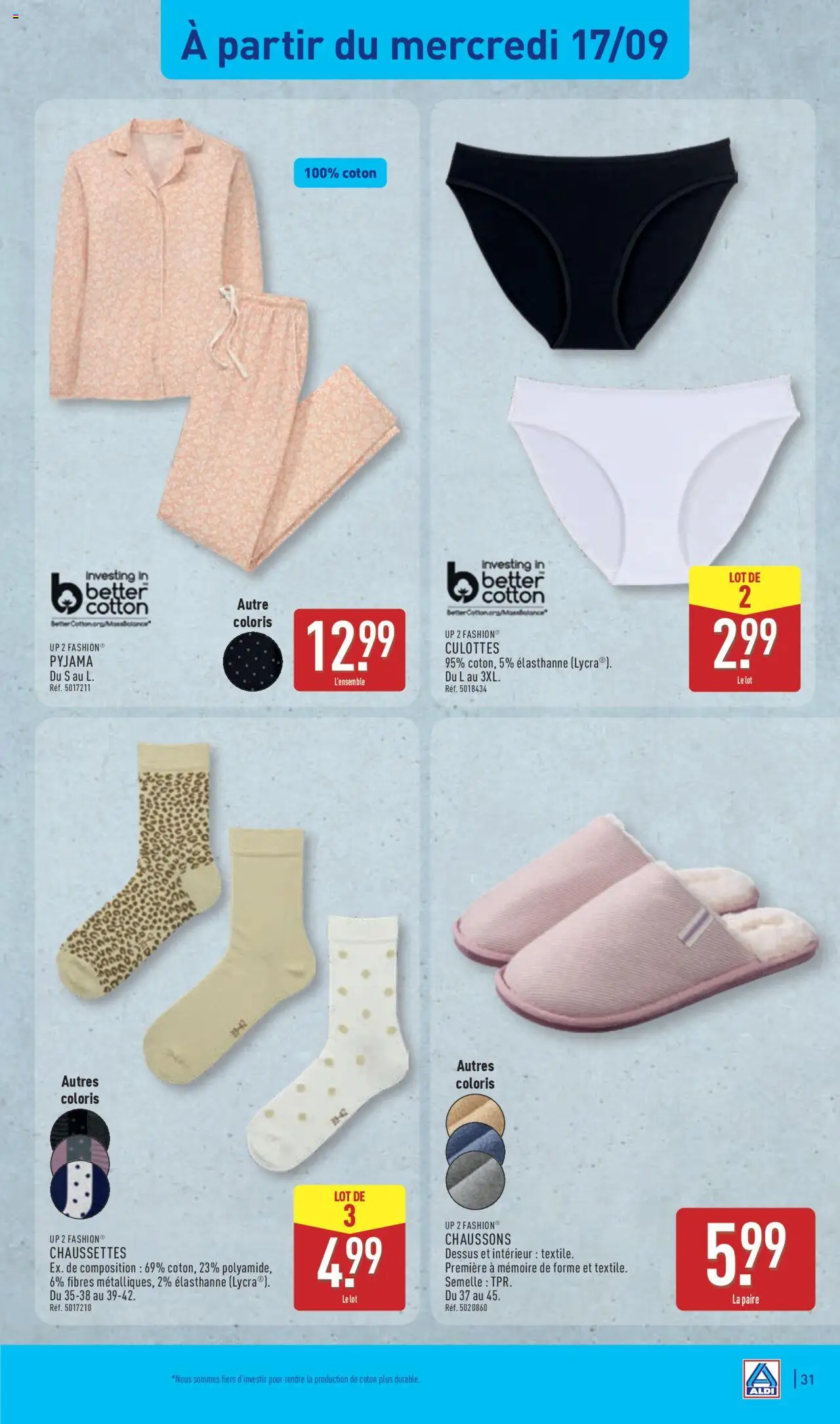  | Page: 34 | Produits: Coton, Chaussons, Pyjama