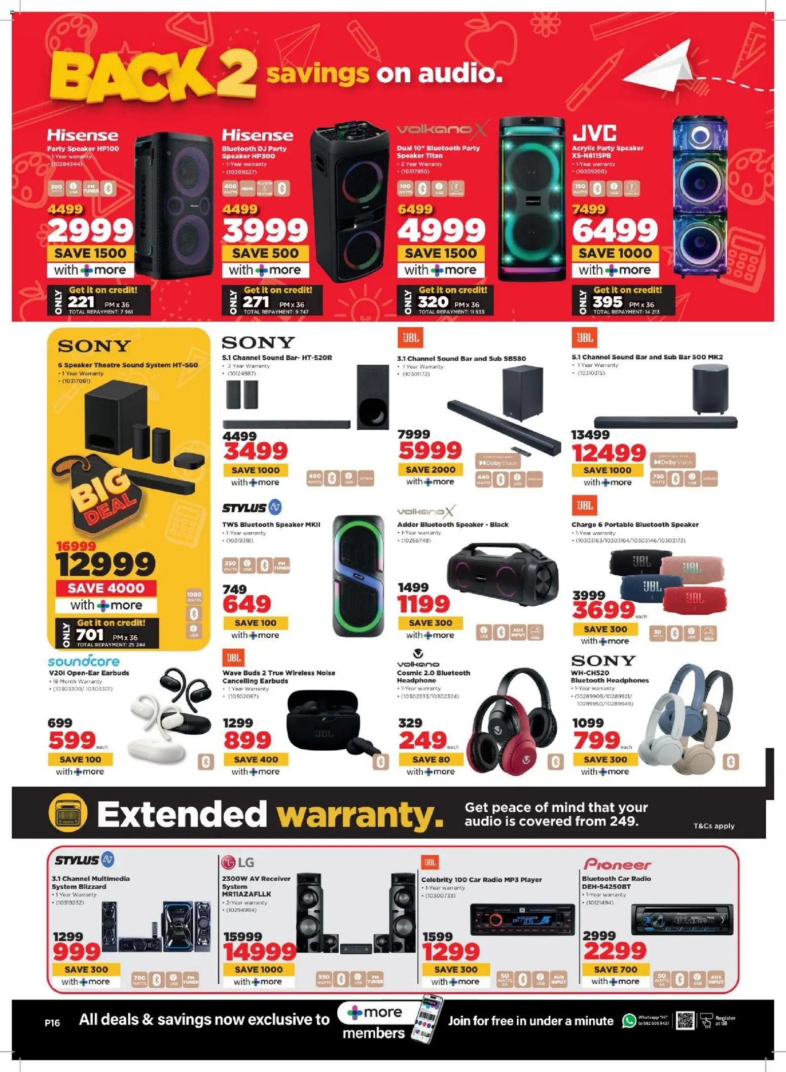 New HiFi Corp catalogue – valid from 04.02.2026 | Page: 16 | Products: Radio, MP3, Headphones, Speaker
