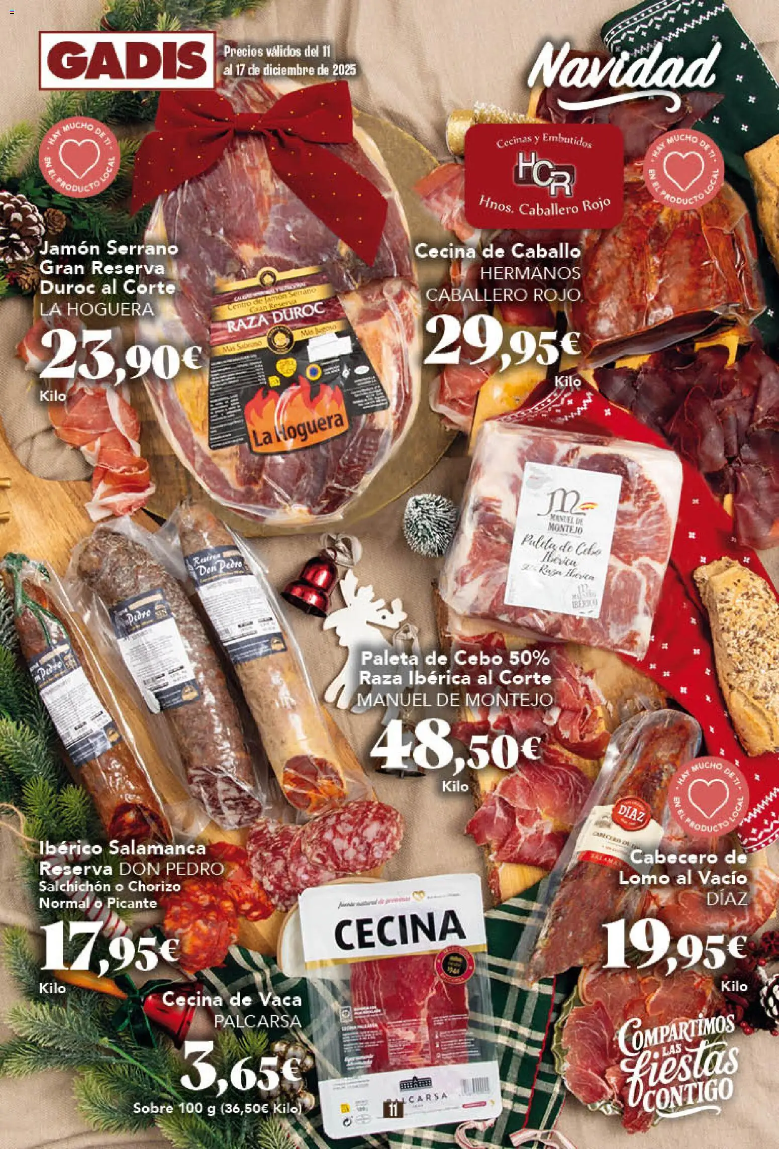 Gadis - folleto │ válido desde el 11.12.2025 | Página: 11 | Productos: Jamón serrano, Jamón, Νυχτικό