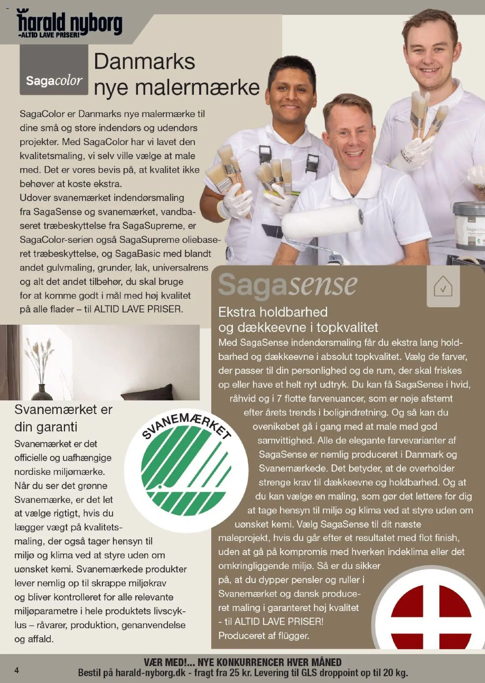 Harald Nyborg tilbudsavis – gyldig fra 02.04.2026 | Side: 4 | Produkter: Søm, Maling, Pensler