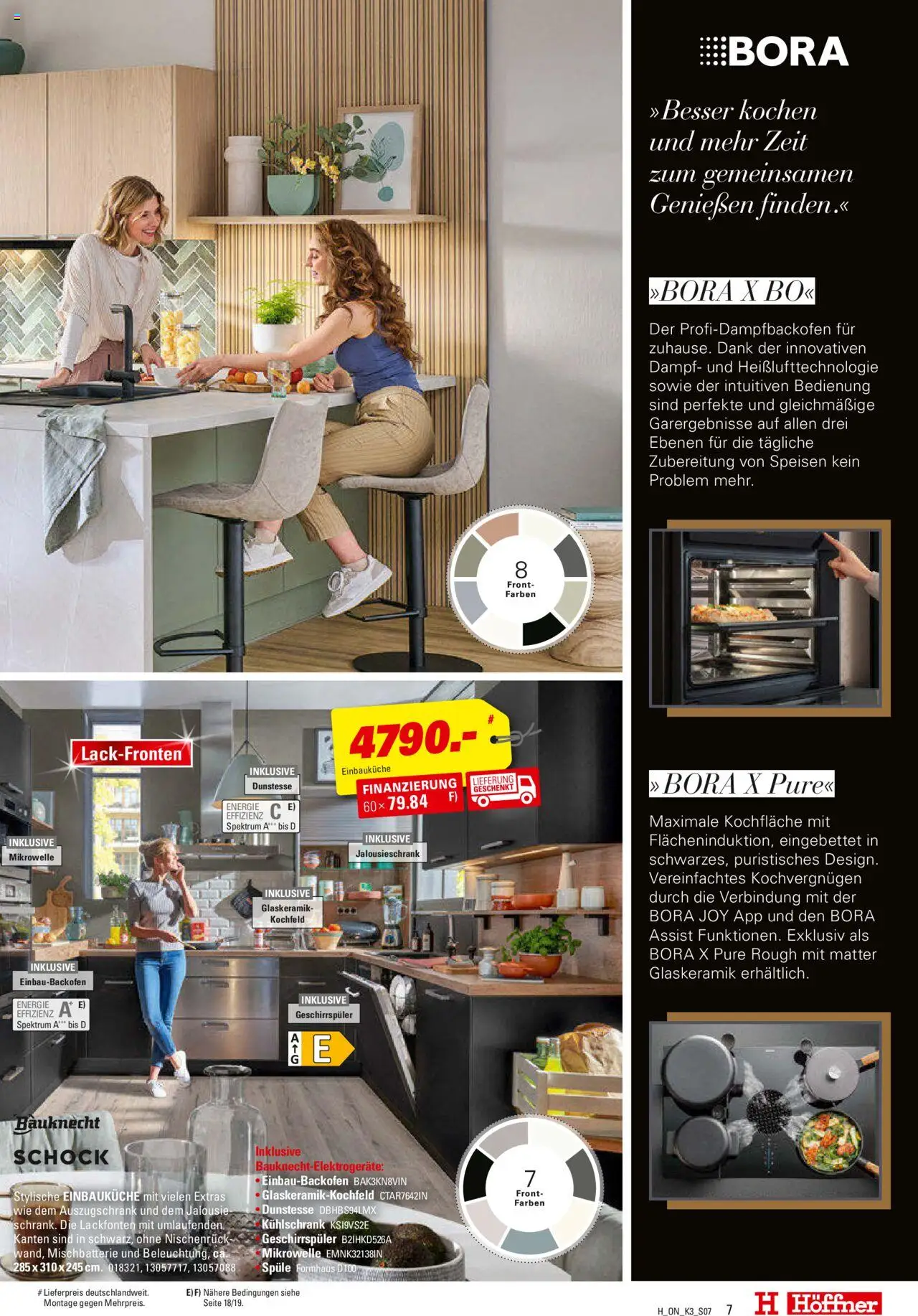 Höffner Prospekt Küchen - gültig ab dem 13.08.2025 | Seite: 7 | Produkte: Mikrowelle, Geschirrspüler, Kühlschrank, Kochfeld