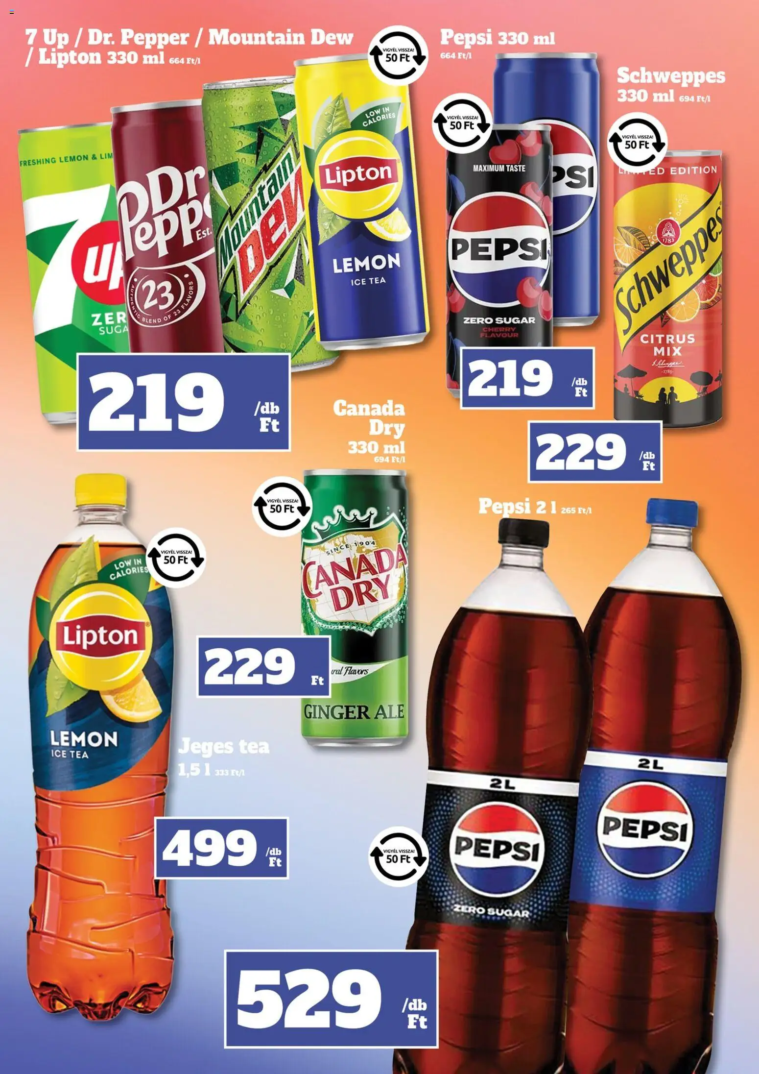 Family Diszkont akciós ujság - amely érvényes a következő dátumtól: 15.01.2026 | Oldal: 7 | Termékek: Pepsi, Ice tea, Lavór, Tea