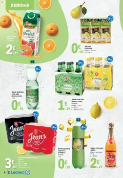 E.Leclerc - Folheto da Nossa Marca │ válido de 01.08.2025 | Página: 6 | Produtos: Agua, Refrigerante, Sumo, Água mineral