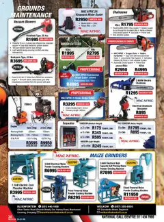New Adendorff catalogue – valid from 01.09.2025 | Page: 32 | Products: Corn, Backpack, Cutter, Chainsaw