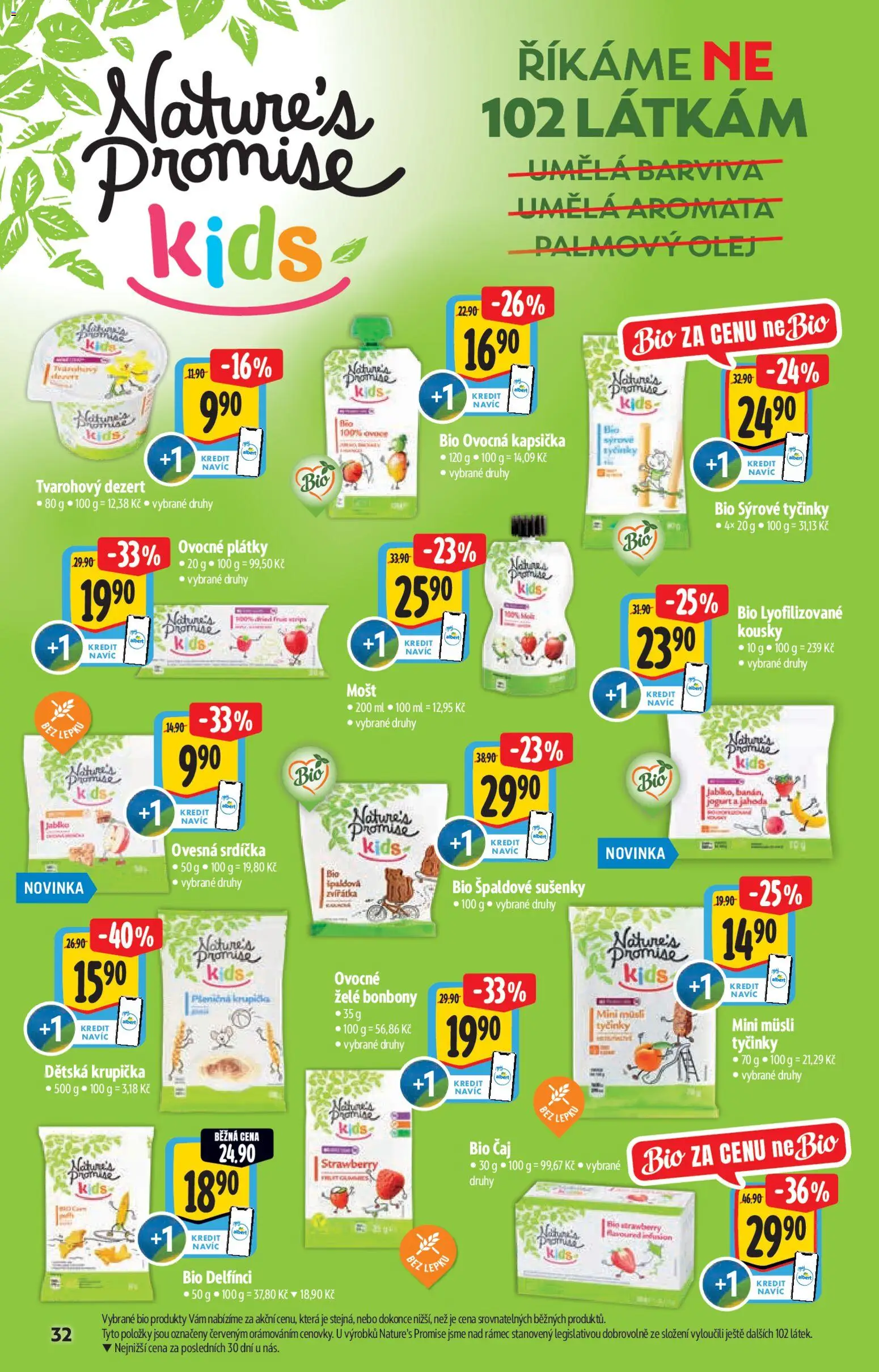 Albert katalog - Hypermarket od 14.01.2026 | Strana: 32 | Produkty: Olej, Bonbóny, Sýrové tyčinky, Želé bonbóny