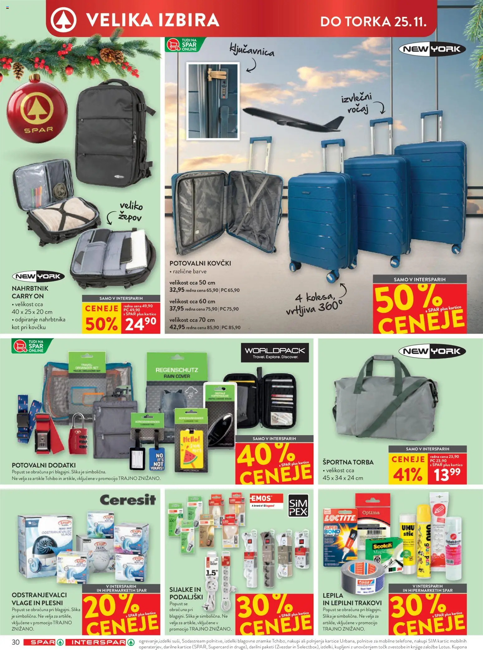 Novi Spar katalog ponudbe – veljaven od 12.11.2025 | Stran: 38 | Izdelki: Torba, Nahrbtnik