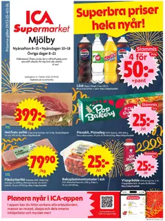 ICA Supermarket - Mjölby - Förhandsvisning av reklamblad från butik ICA Supermarket aktuell från 30.12.2025