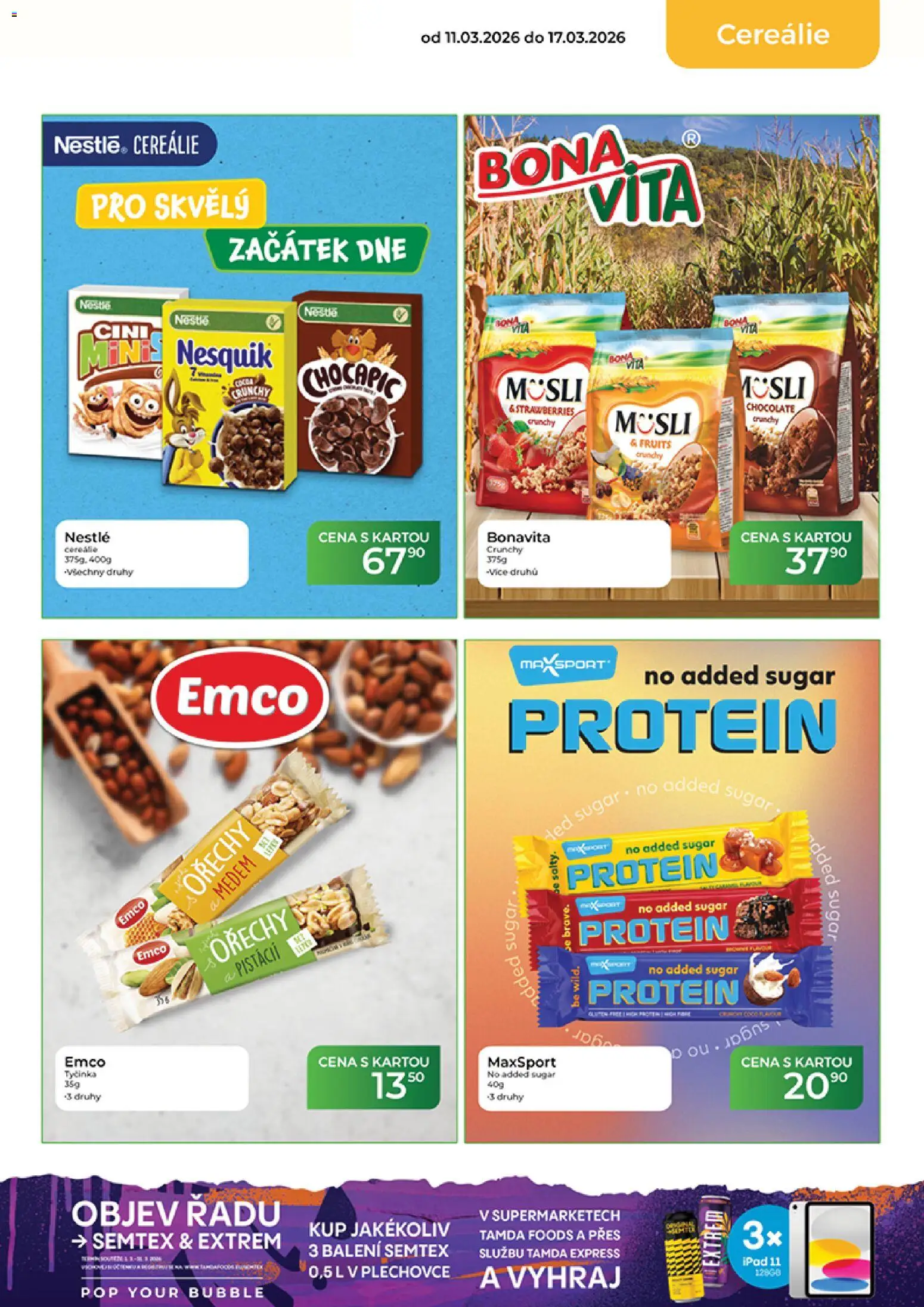Tamda Foods leták od 11.03.2026 | Strana: 25 | Produkty: Ořechy, Nesquik, Müsli, LED