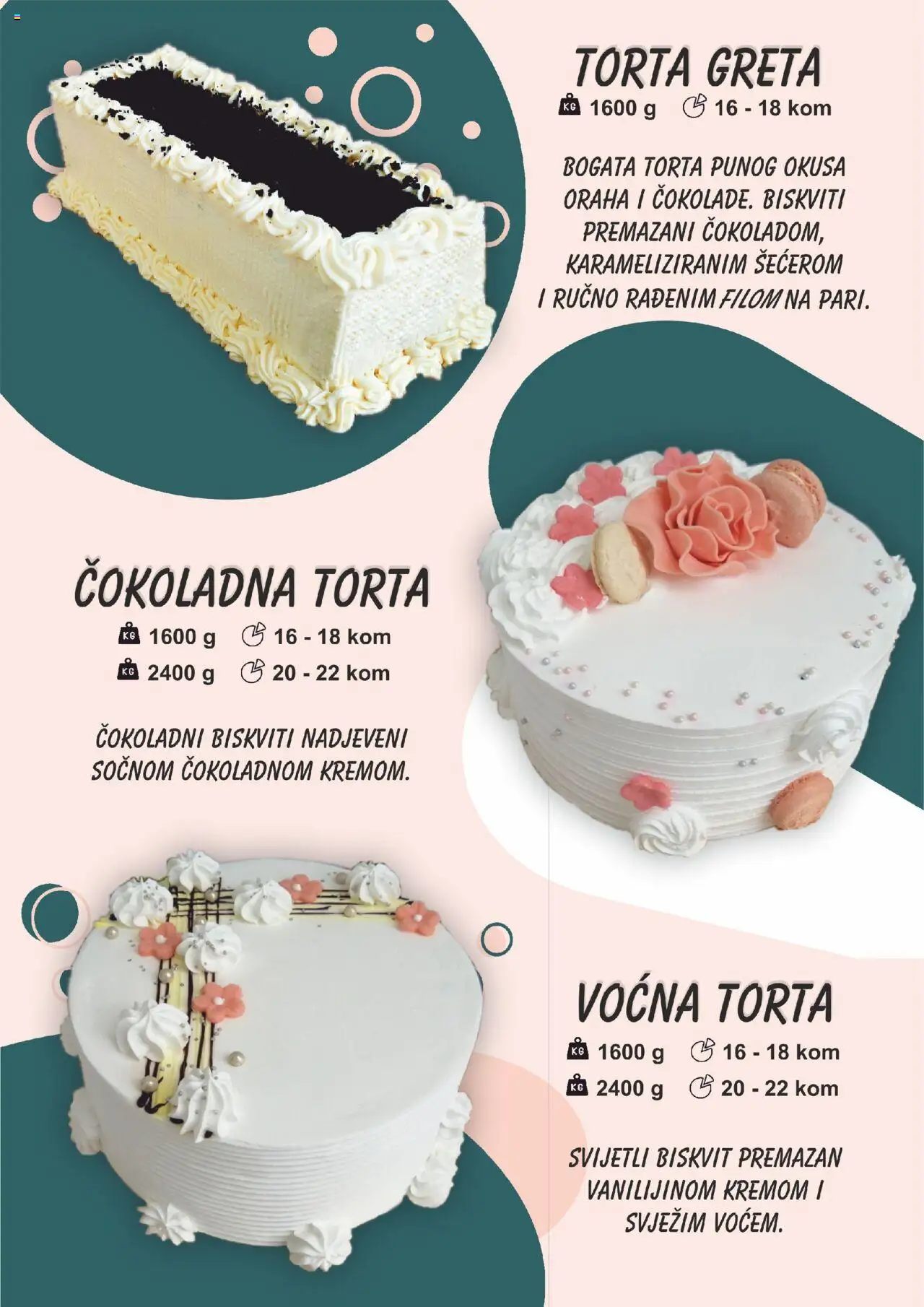 Boso katalog | vrijedi od 01.01.2025 | Stranica: 8 | Proizvodi: Torta