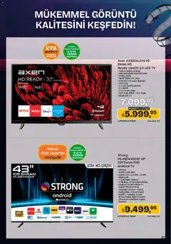 05.12.2025 tarihinden itibaren geçerli olan Migros kataloğu önizlemesi | Sayfa: 184 | Ürünler: TV, Video, Ses, Uydu