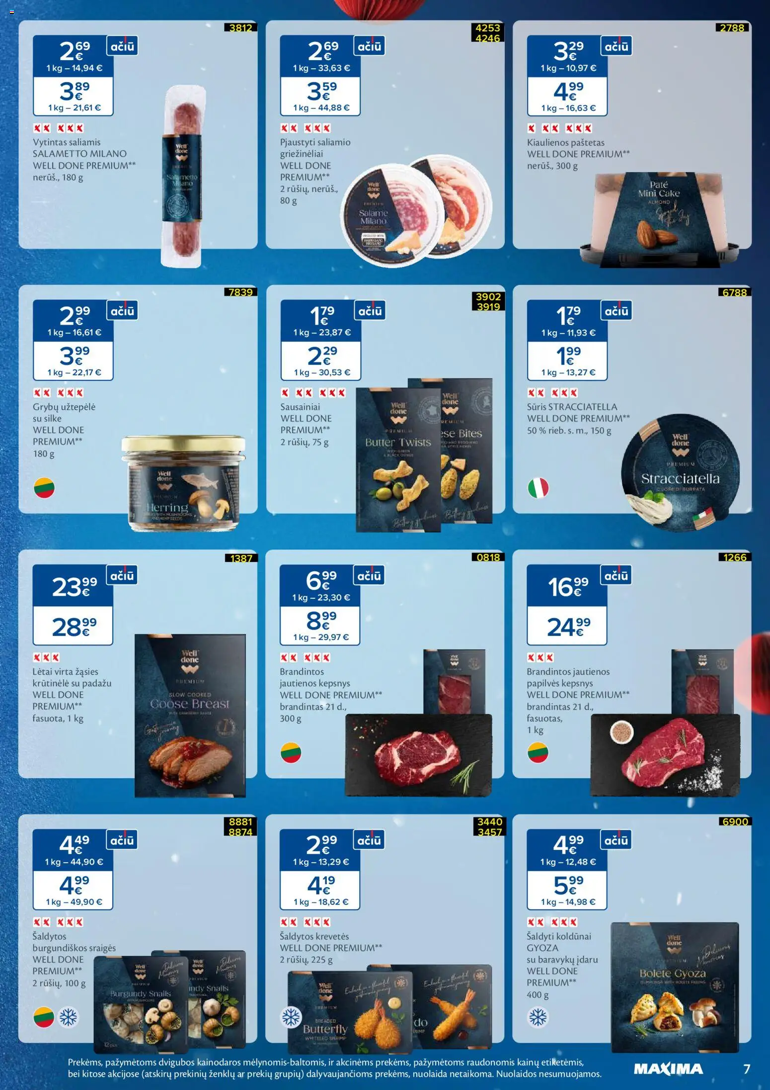 MAXIMA akcijos nuo 25.11.2025 | Puslapis: 7 | Prekių: Sausainiai, Silkė, Sūris, Saliamis