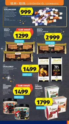 Aldi Akciós újság - amely érvényes a következő dátumtól: 11.12.2025 | Oldal: 25 | Termékek: Szaloncukor, Marcipan, Étcsokoládé
