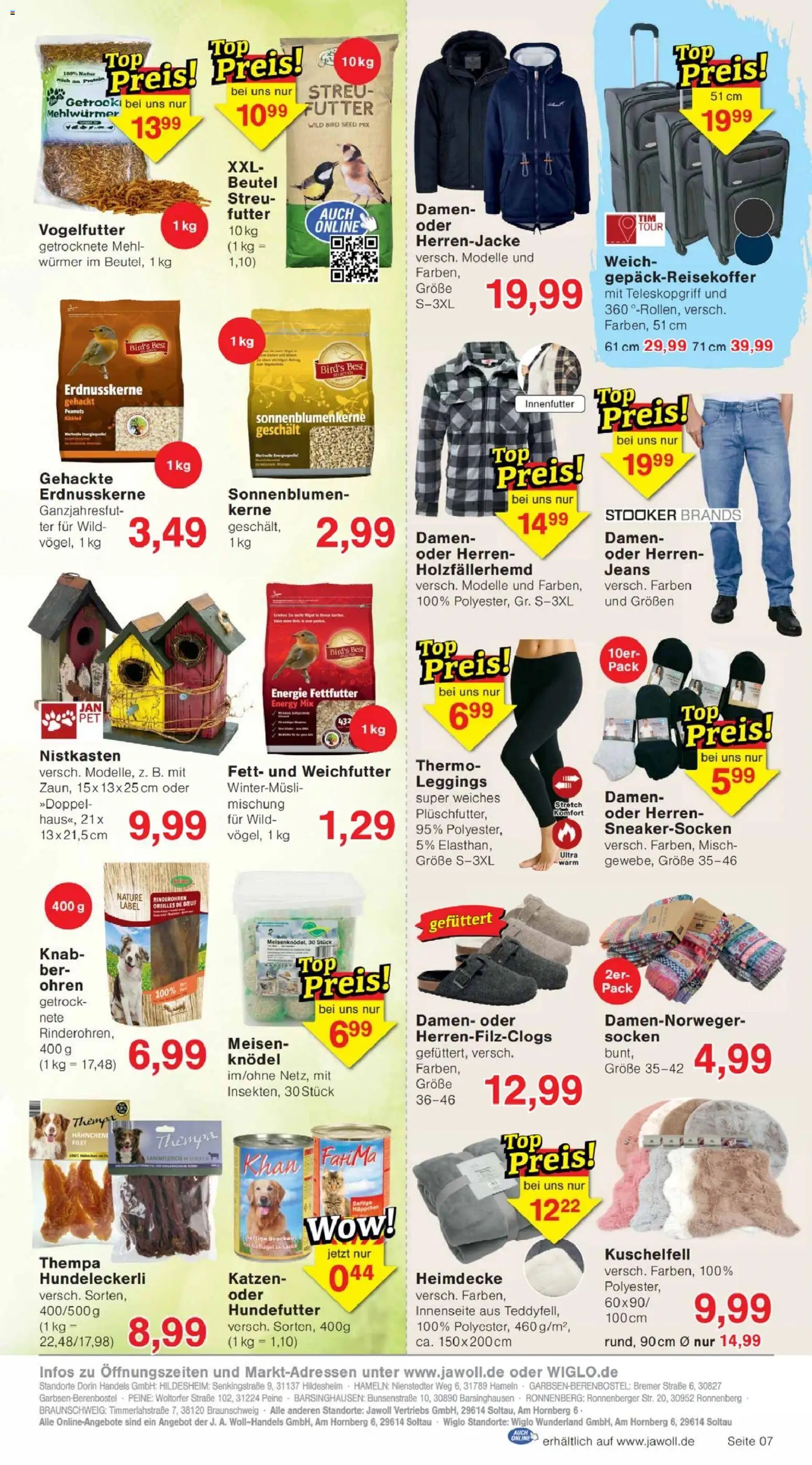 Jawoll Prospekt – gültig ab 23.02.2026 | Seite: 11 | Produkte: Mehl, Energy, Socken, Leggings