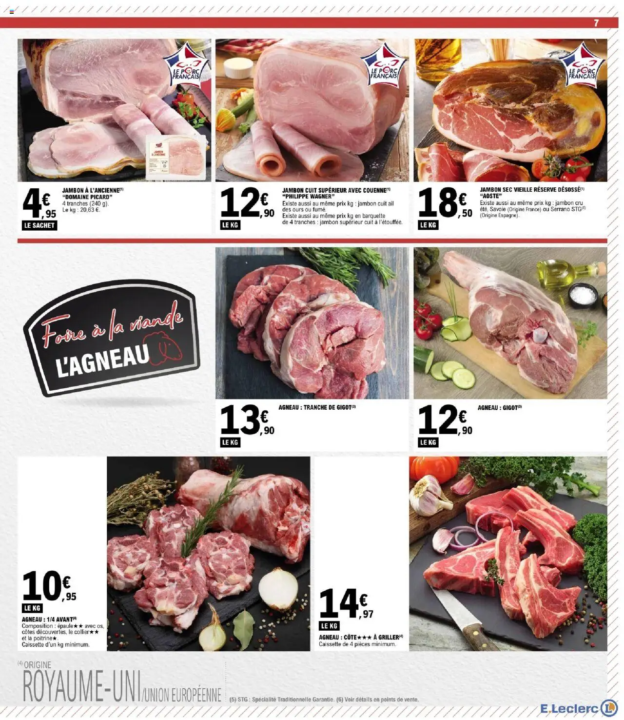  | Page: 7 | Produits: Ail, Agneau, Jambon, Viande