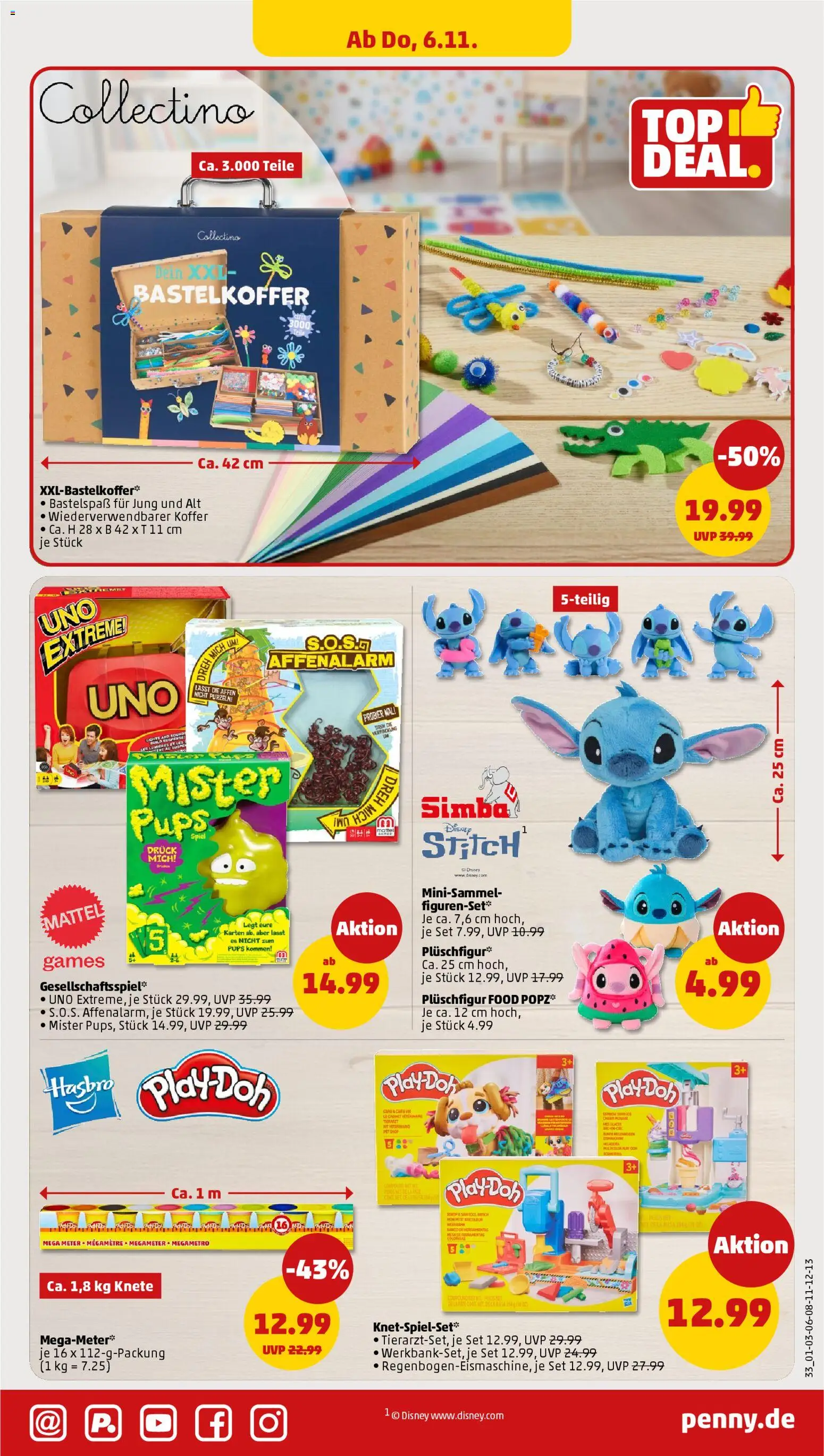 Penny Prospekt 	 – gültig ab 03.11.2025 | Seite: 35 | Produkte: Spiel, Koffer