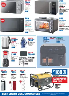 OK Furniture - Botswana Specials │ valid from 21.07.2025 | Page: 9 | Products: Oven, Microwave oven, Iron, Generator