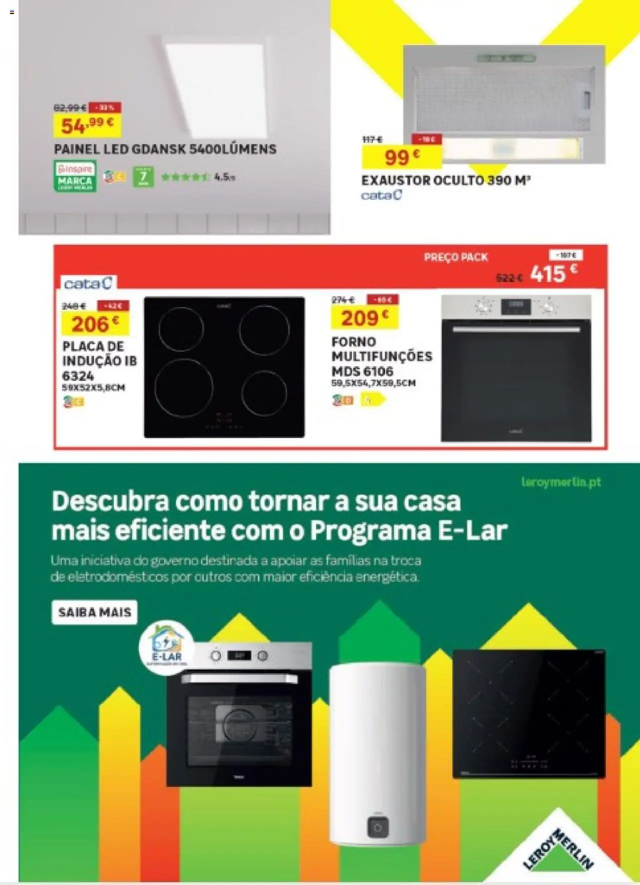 Leroy Merlin Arquipélago da Madeira │ válido de 02.10.2025 | Página: 3 | Produtos: Forno, Exaustor