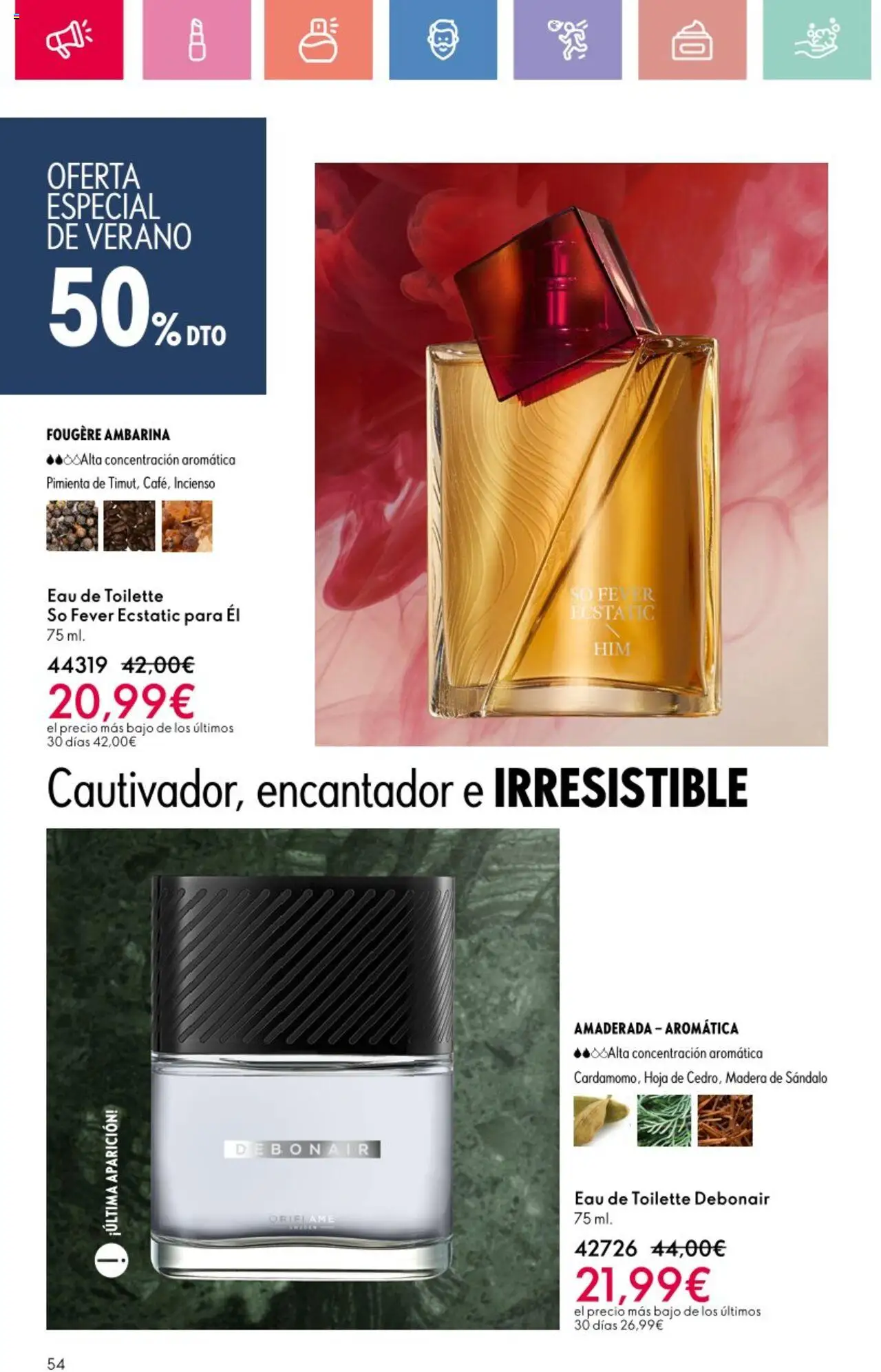 Oriflame - Catálogo Campaña 9 │ válido desde el 22.06.2025 | Página: 54 | Productos: Eau de toilette