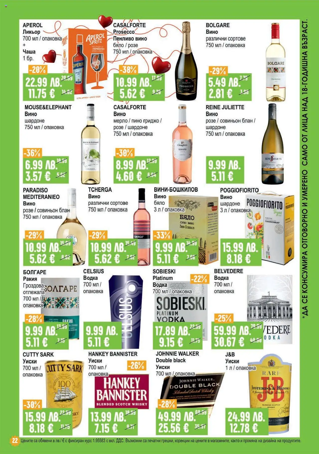  | Страница: 22 | Продукти: Водка, Уиски, Вино, Ракия