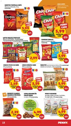 Ofertele PENNY valabile de la 07.01.2026 | Pagină: 13 | Produse: Măsline, Semințe, Pufuleți, Sare