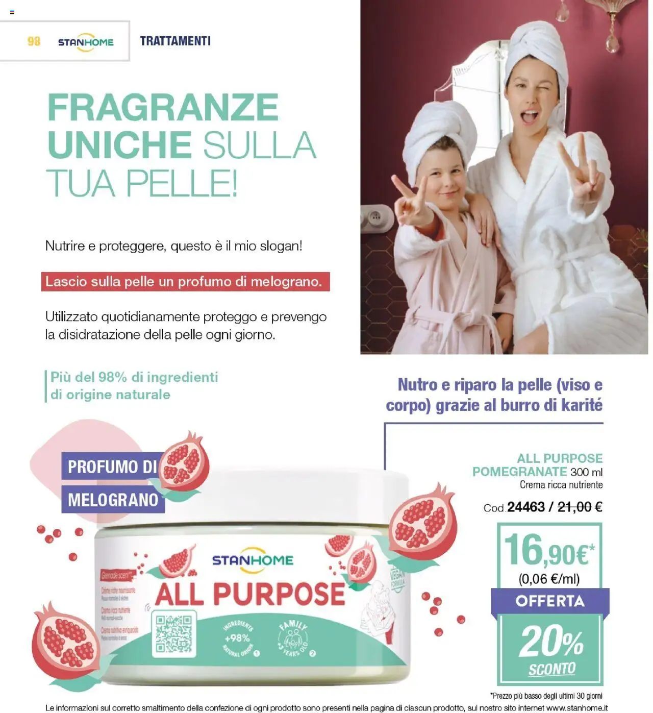 Volantino Stanhome del 09.09.2025 | Pagina: 99 | Prodotti: Crema, Burro, Profumo