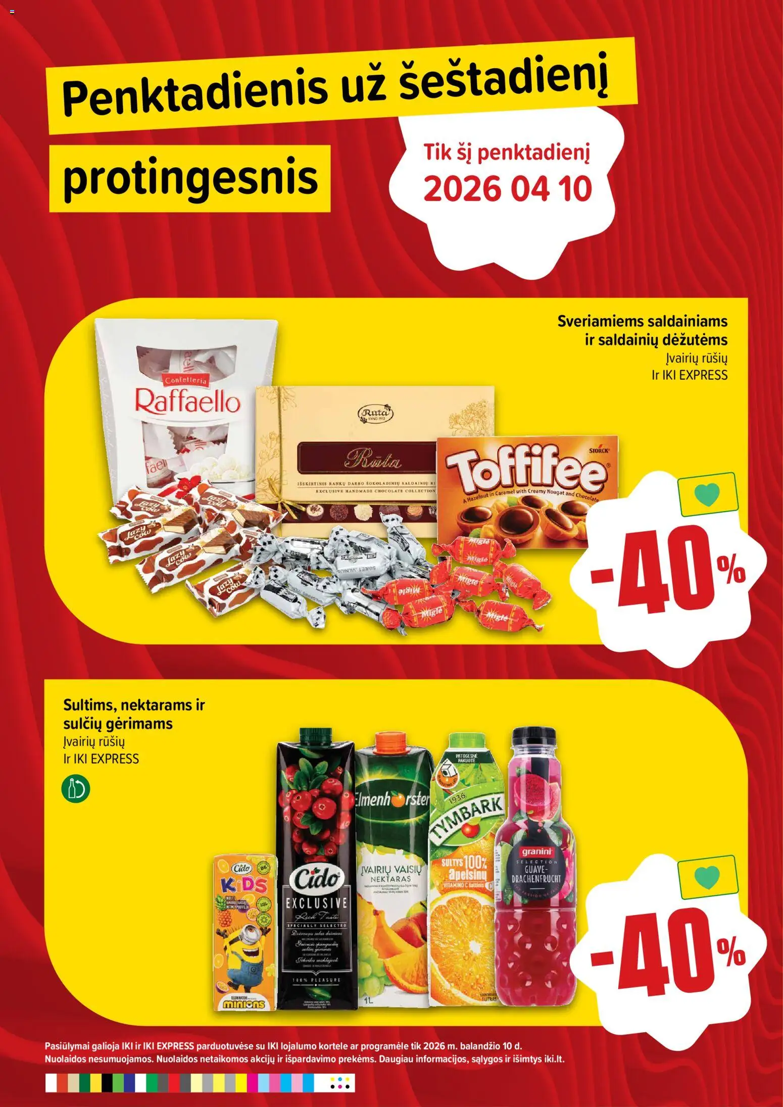 IKI akcijos nuo 06.04.2026 | Puslapis: 22 | Prekių: Sultys