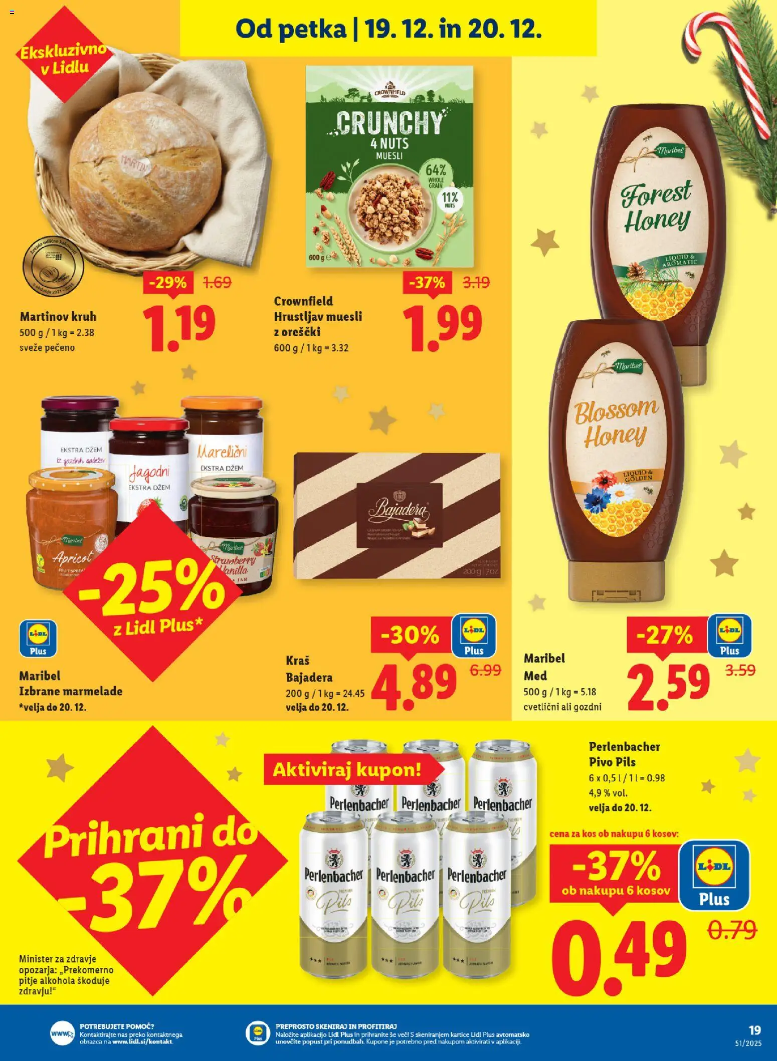 Novi Lidl katalog ponudbe – veljaven od 18.12.2025 | Stran: 33 | Izdelki: Džem, Kos, Pivo, Orescki
