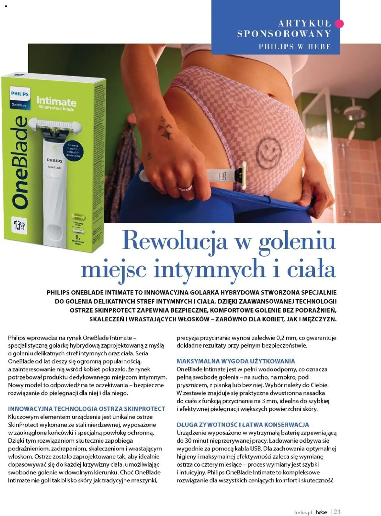 Hebe gazetka - Magazyn od 01.03.2026 | Strona: 123 | Produkty: Baterie, Golarka