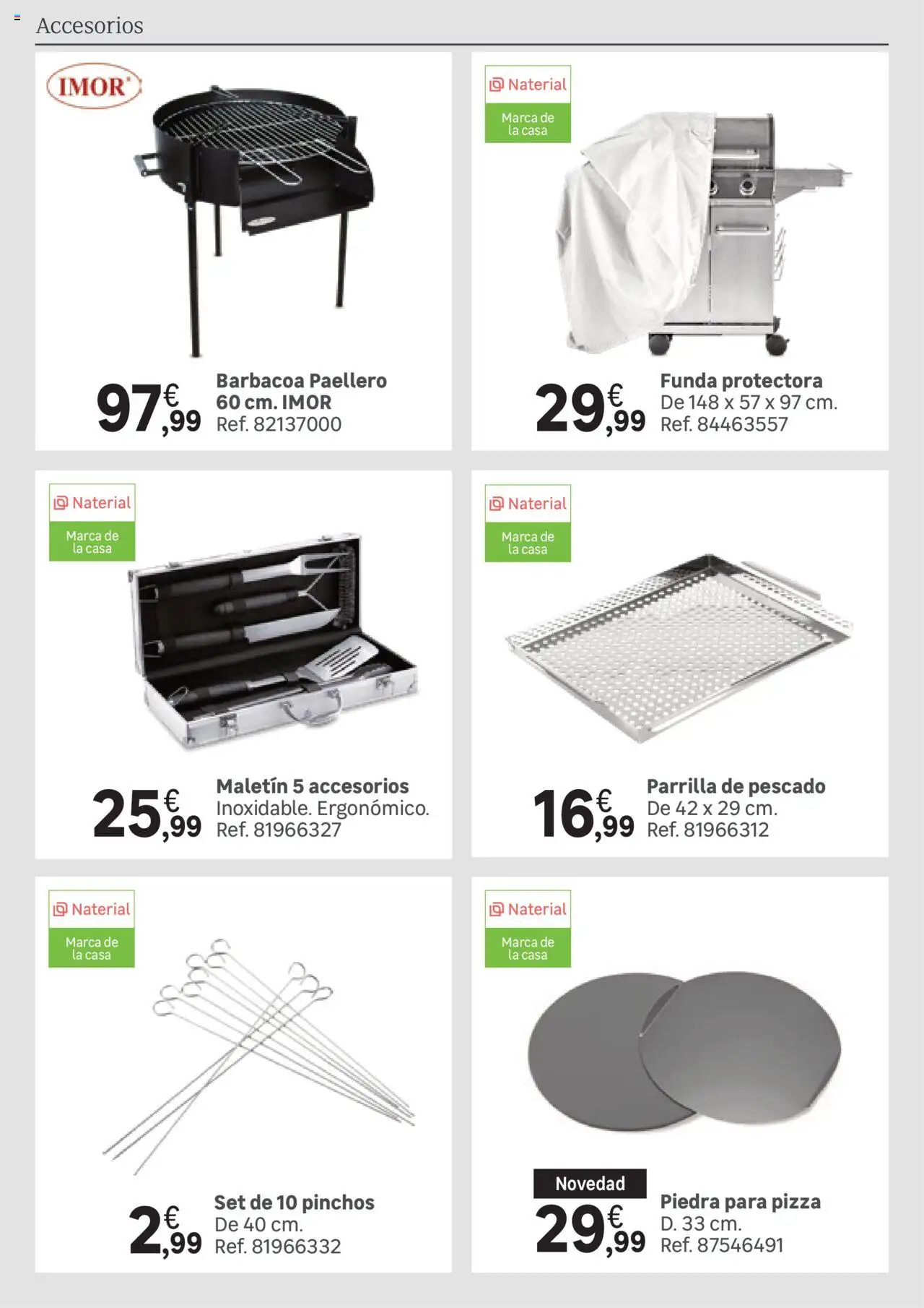 Leroy Merlin catálogo │ válido desde el 25.03.2025 | Página: 220 | Productos: Pescado, Funda, Barbacoa, Parrilla