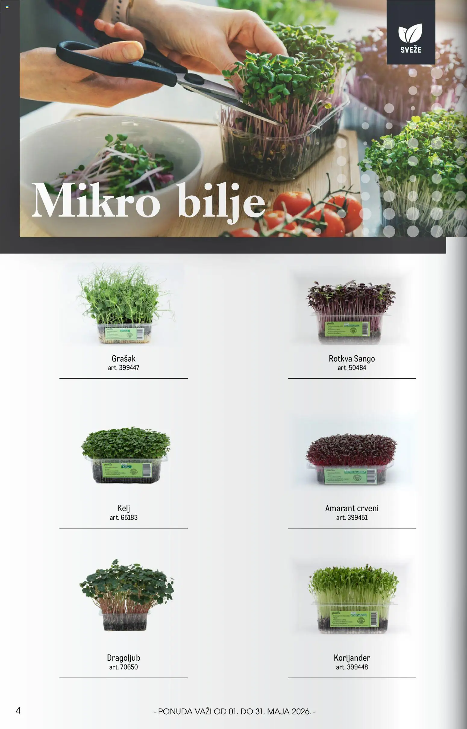 Metro katalog - važi od 01.05.2026 | Strana: 4 | Proizvode: Grašak