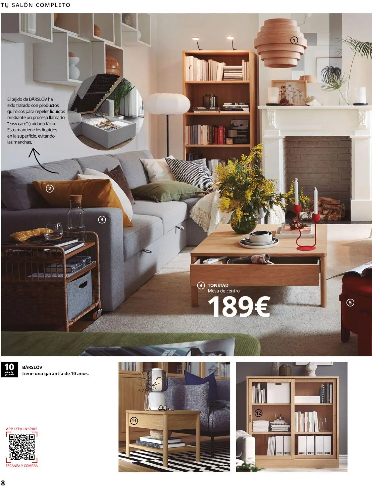 Catálogo IKEA Salones │ válido desde el 17.02.2025 | Página: 8 | Productos: Mesa
