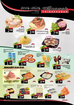 Grossi Toidukaubad kliendilehe eelvaade alates 20.04.2026