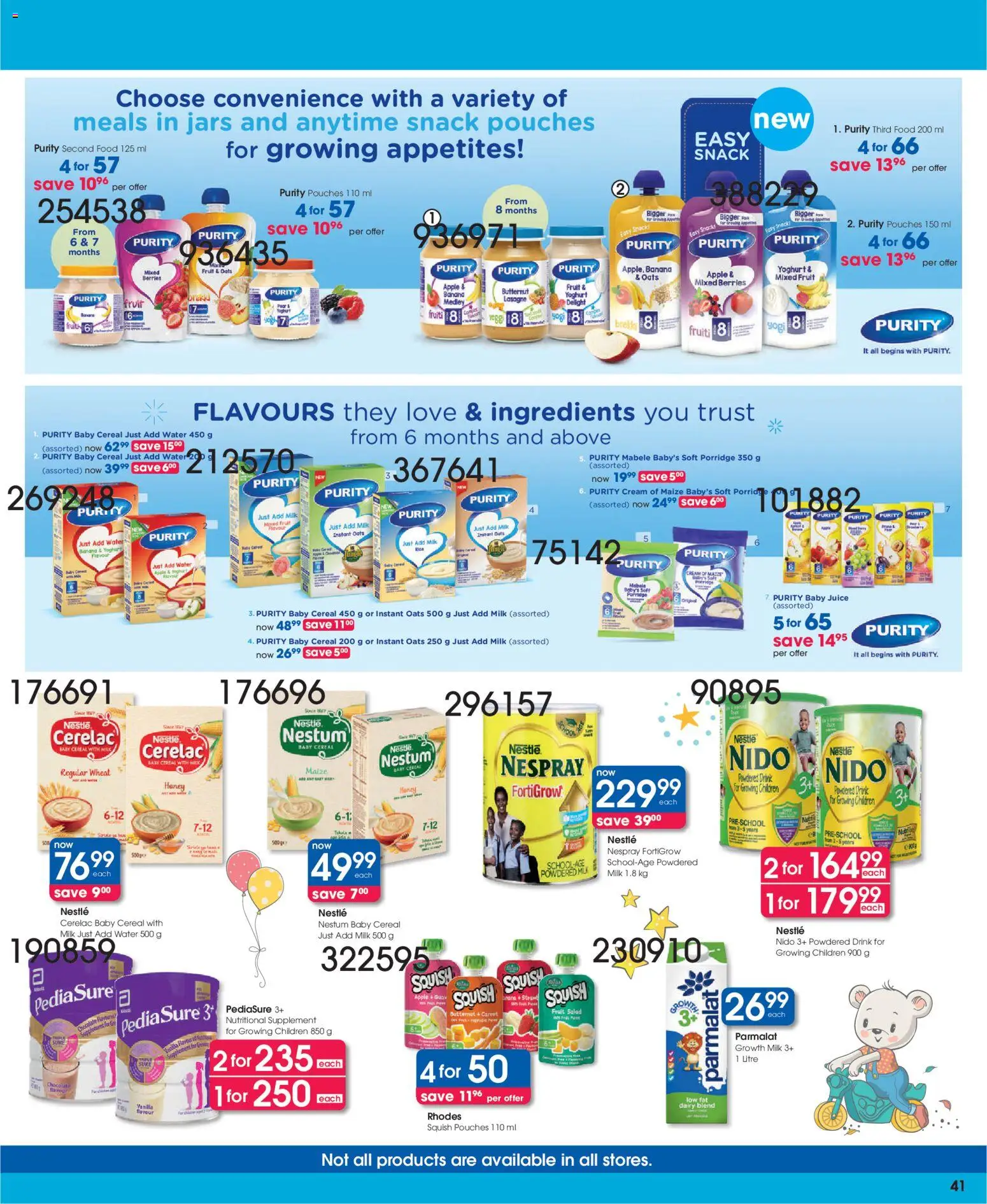 New Clicks catalogue – valid from 23.04.2026 | Page: 41 | Products: Snacks, Salad, Water, Fruit