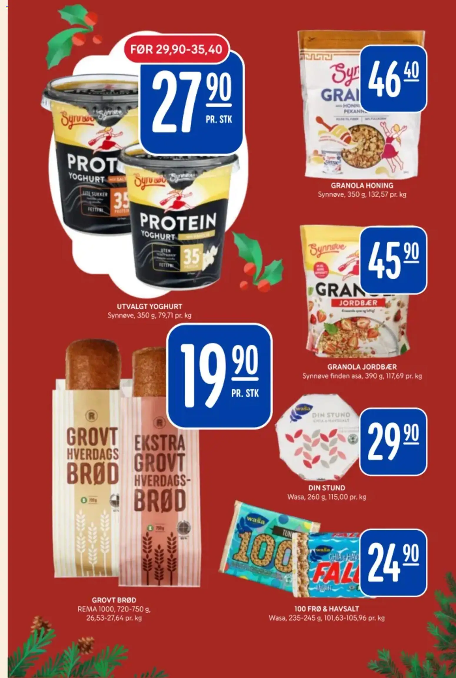 {H1} | Side: 24 | Produkter: Kit stație, Brød, Sukker, Granola