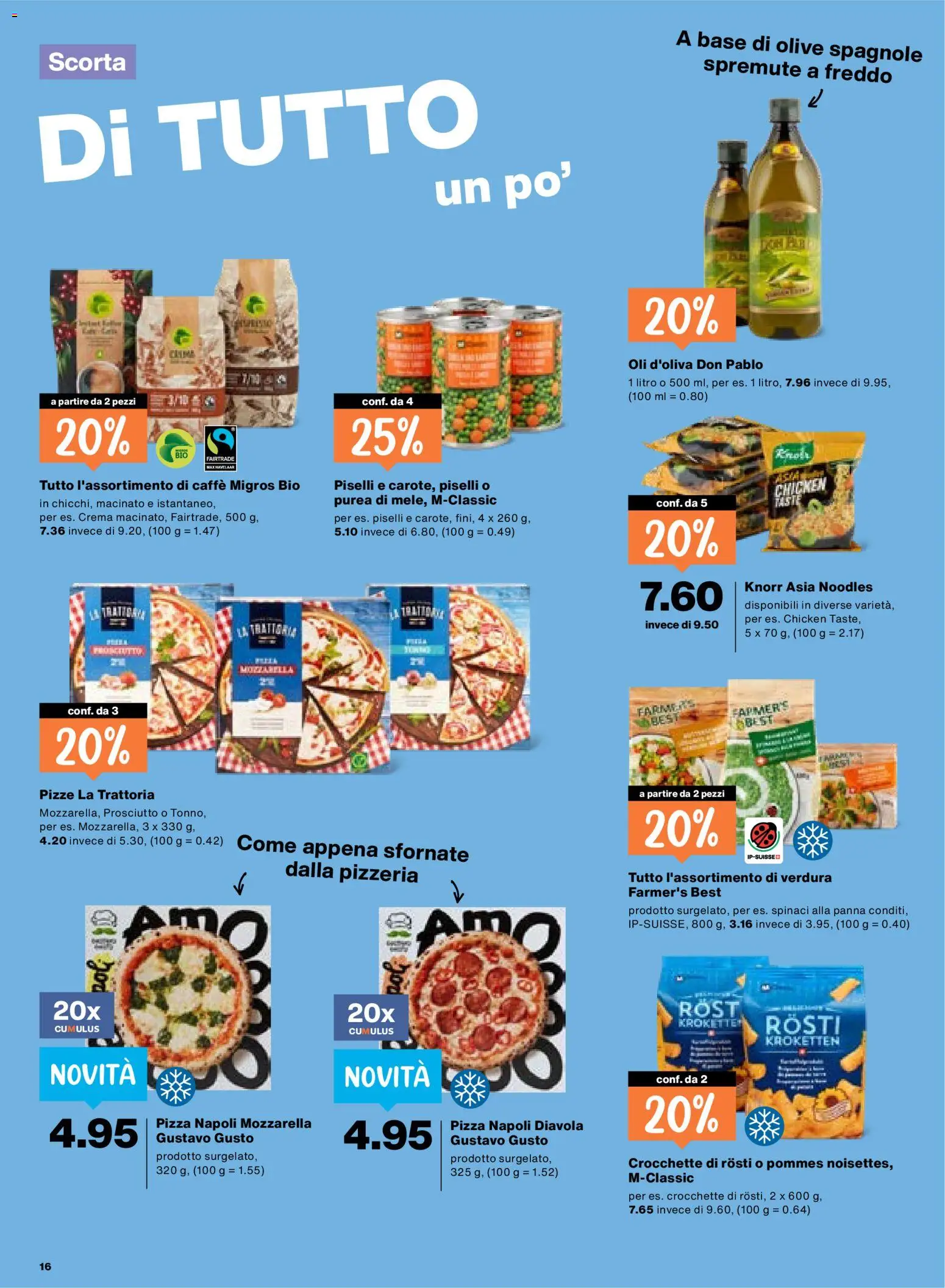 Migros aktionen IT – gültig ab 26.03.2026 | Seite: 16 | Produkte: Pizza