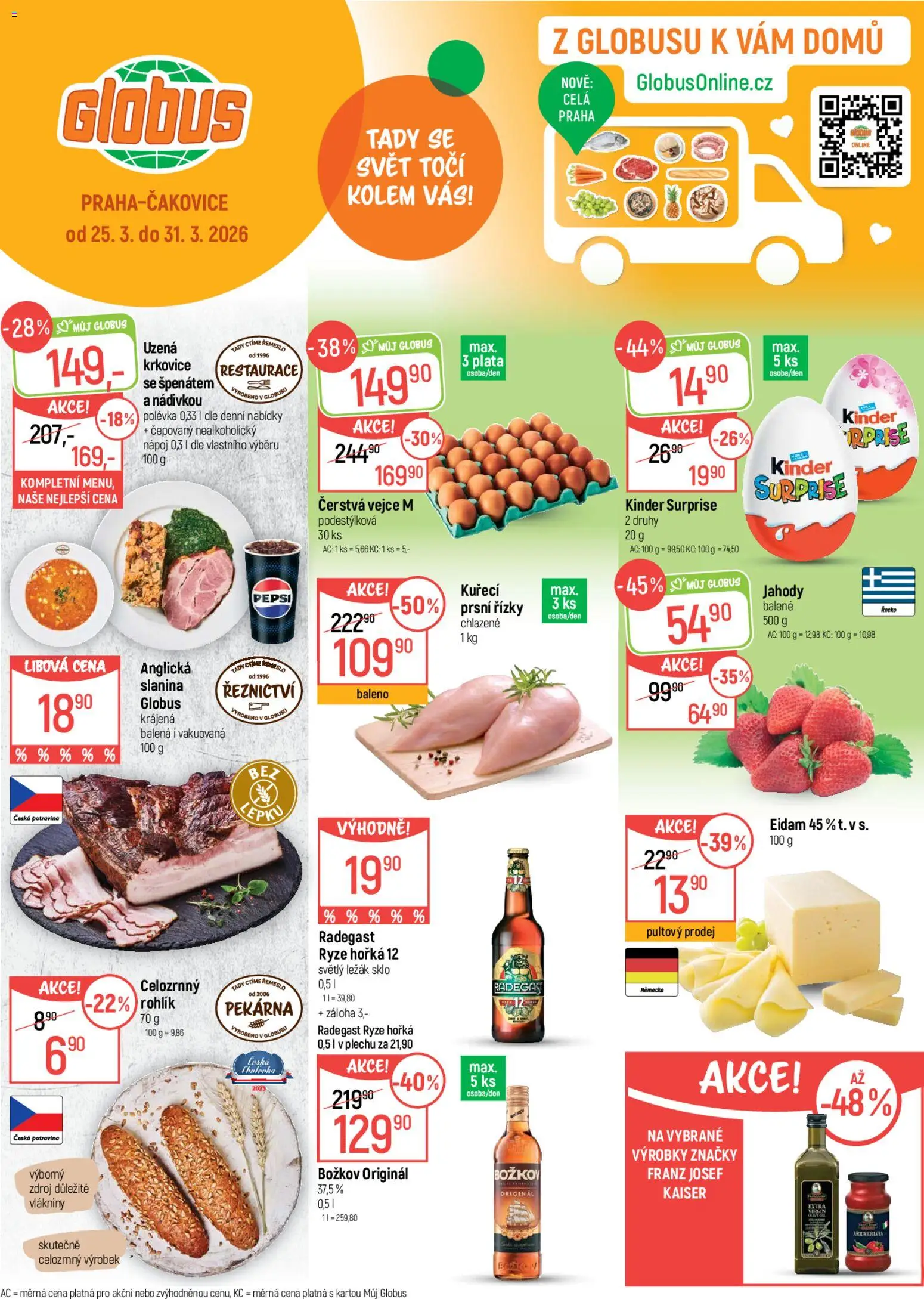 Globus leták od 25.03.2026 | Strana: 1