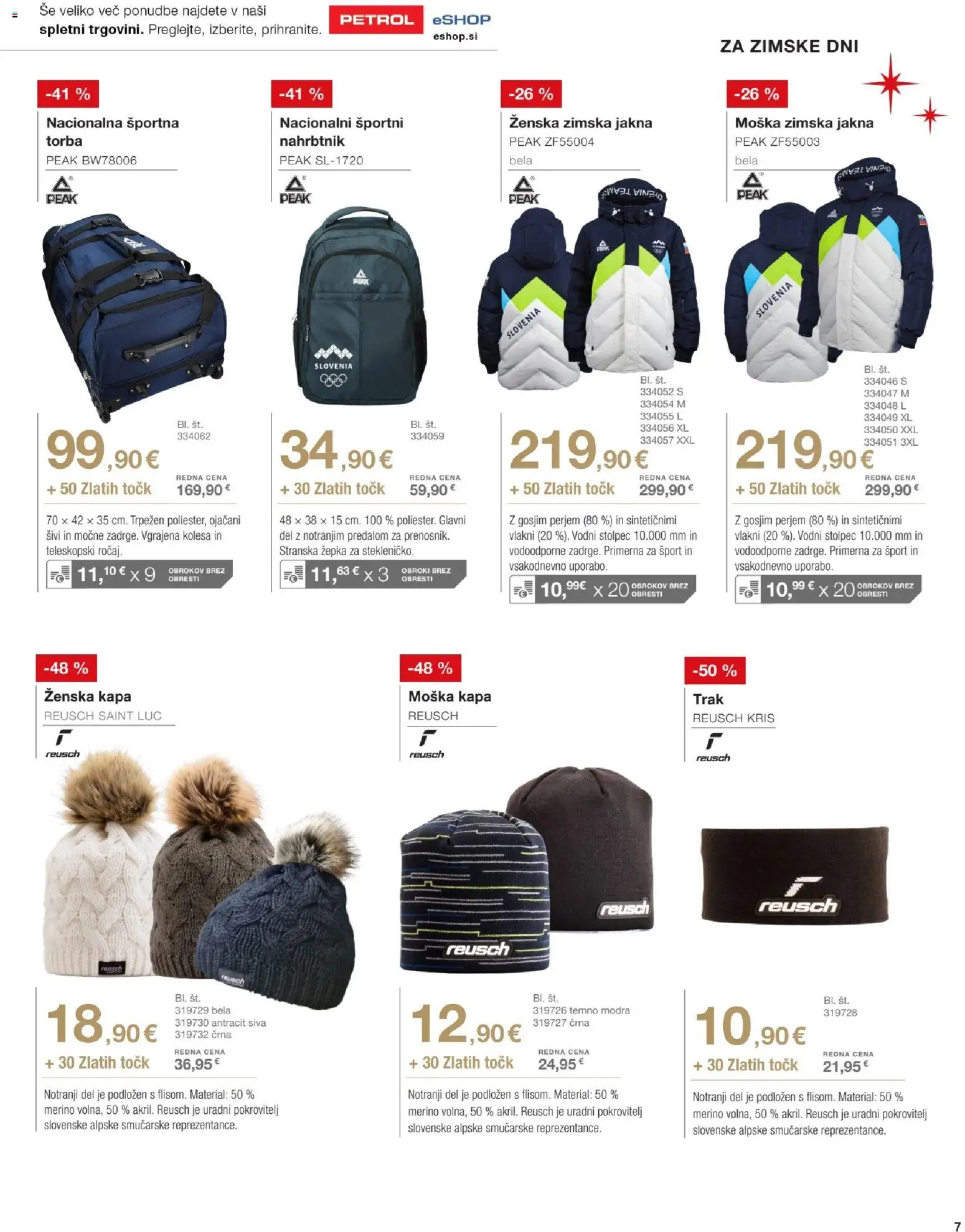 Novi Petrol katalog ponudbe – veljaven od 02.12.2025 | Stran: 7