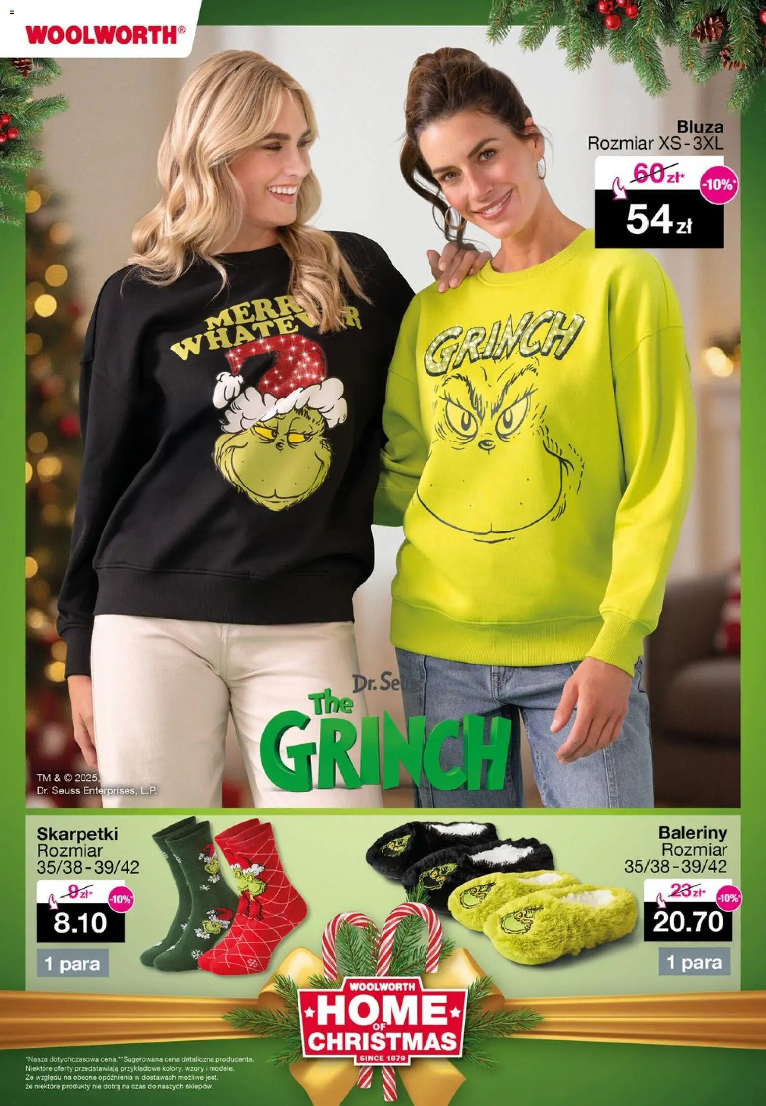 Woolworth Gazetka - Katalog świąteczny od 21.11.2025 | Strona: 99 | Produkty: Baleriny, Skarpetki