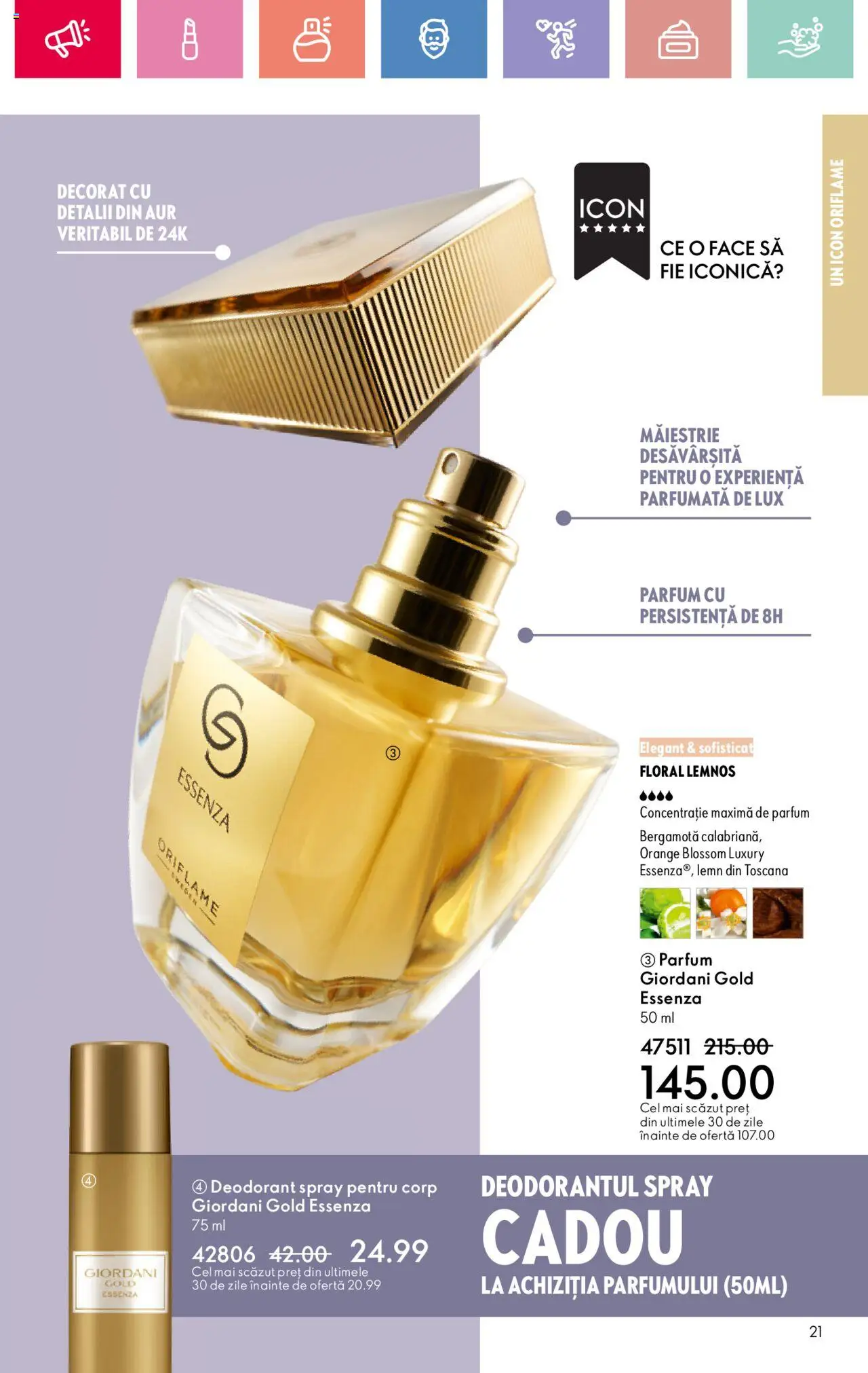 Oriflame catalog 11 2025 – valabil de la 27.07.2025 | Pagină: 21 | Produse: Parfum, Deodorant