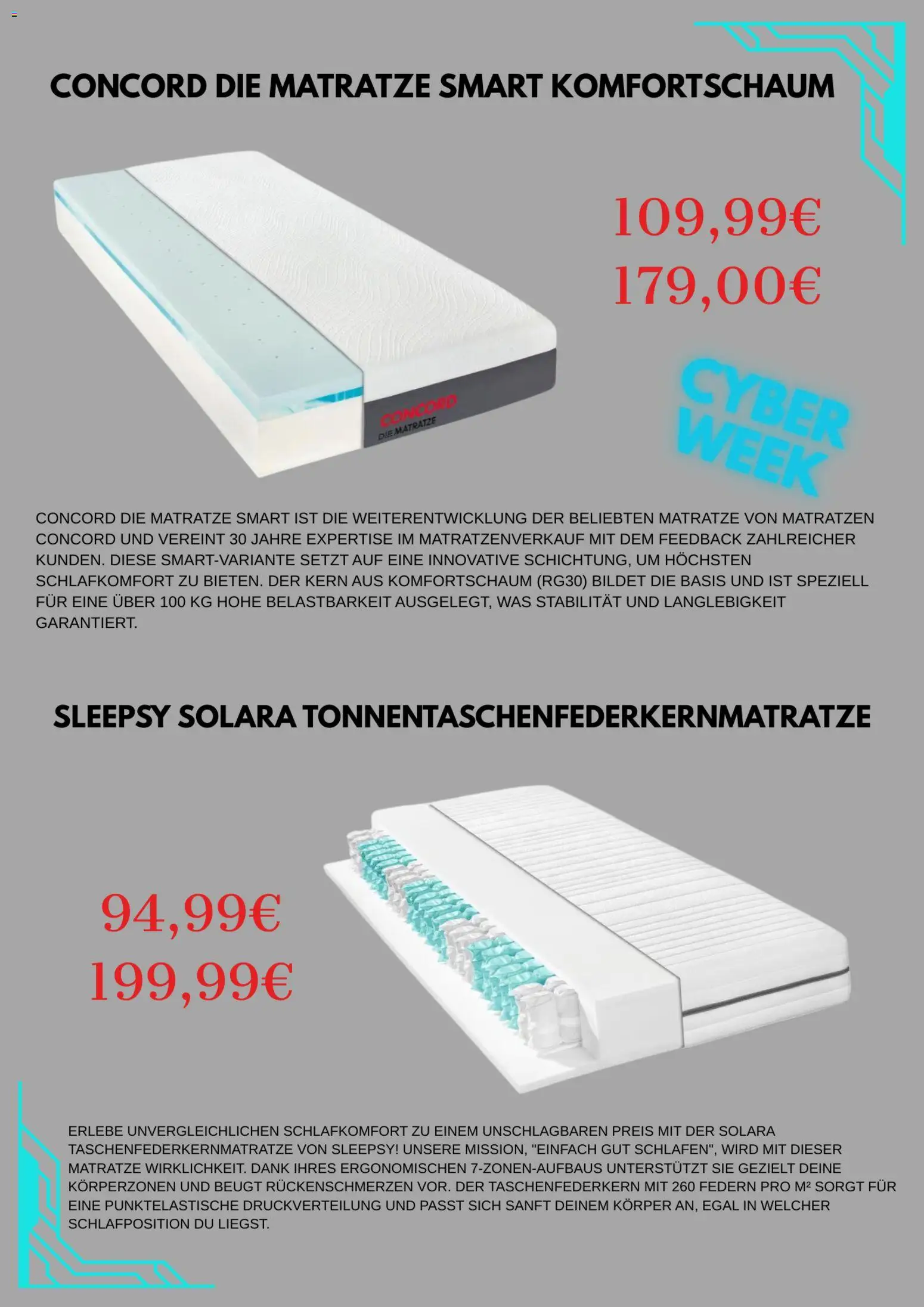 Matratzen Concord Cyber Monday gültig ab 03.12.2025 | Seite: 4 | Produkte: Matratze