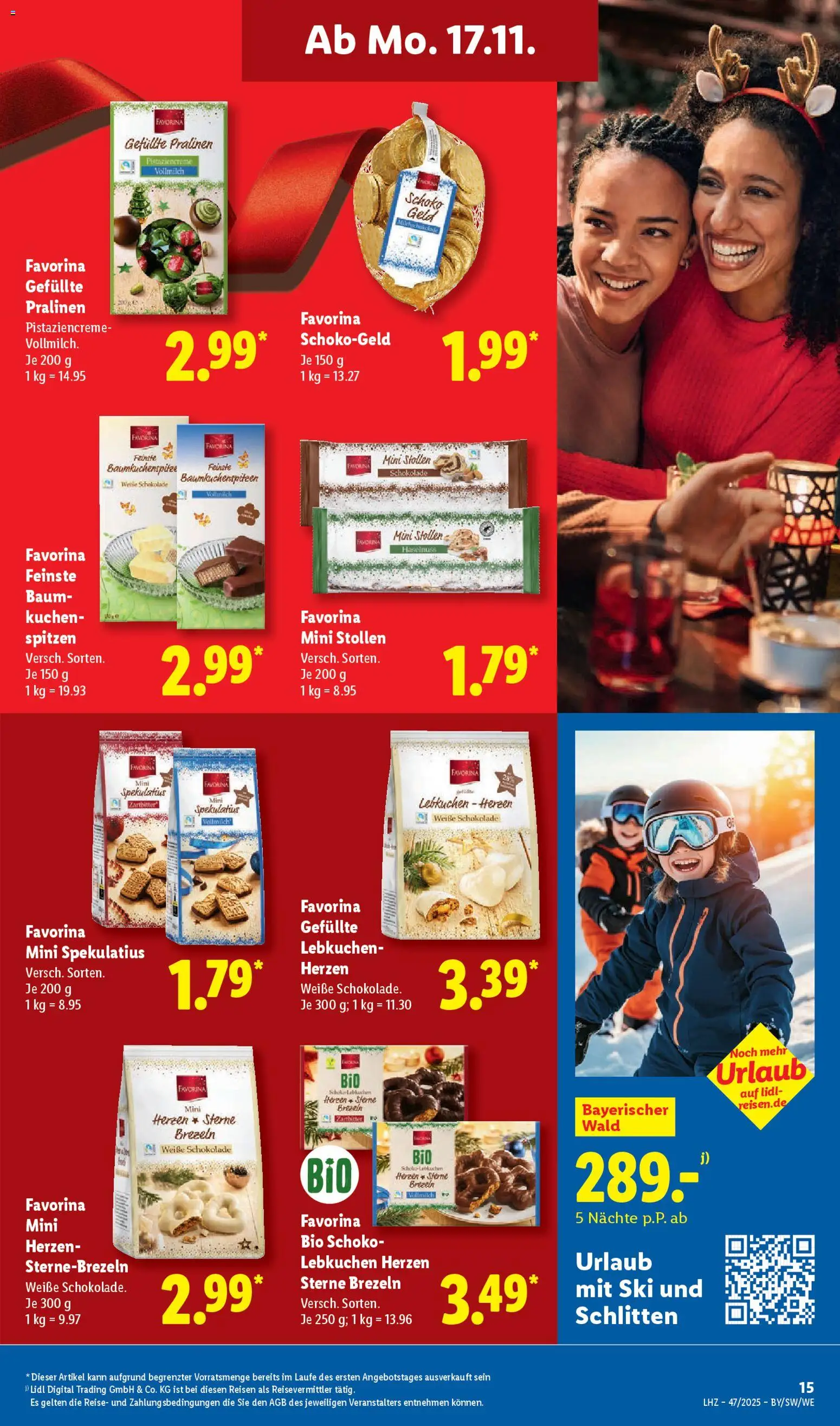 Lidl Prospekt Aarbergen – gültig ab 17.11.2025 | Seite: 27 | Produkte: Schokolade, Ski, Kuchen