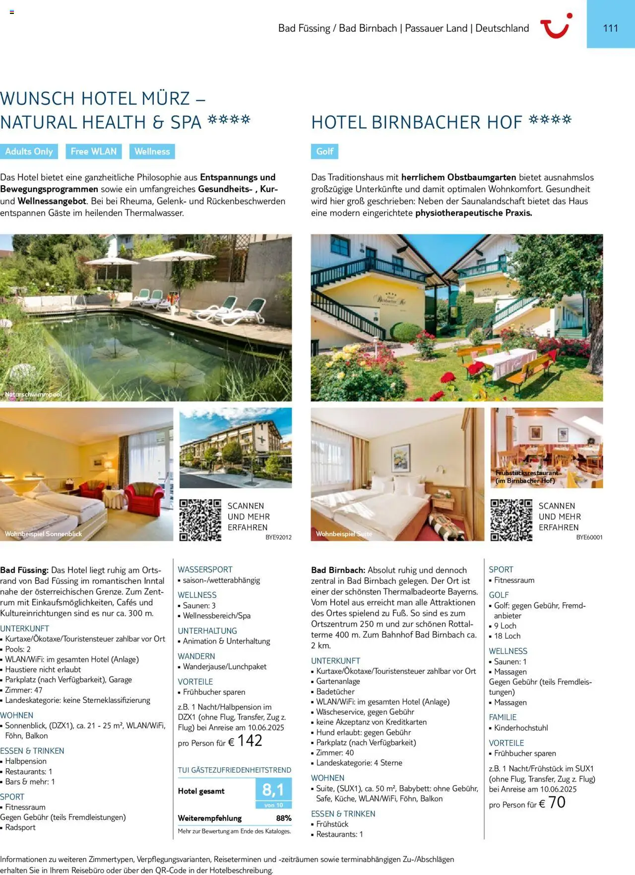 TUI Prospekt 	 – gültig ab 01.11.2024 | Seite: 111 | Produkte: Rum, Babybett, Bad