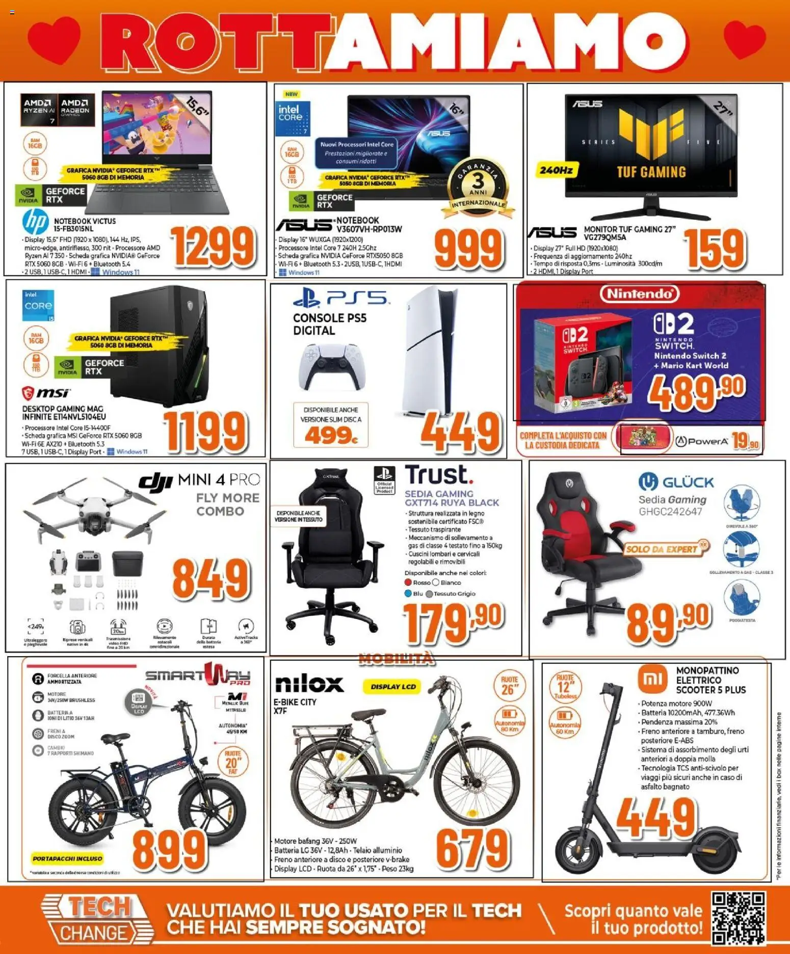 Volantino Expert del 12.02.2026 | Pagina: 5 | Prodotti: Monitor, Notebook, Alluminio, Batteria