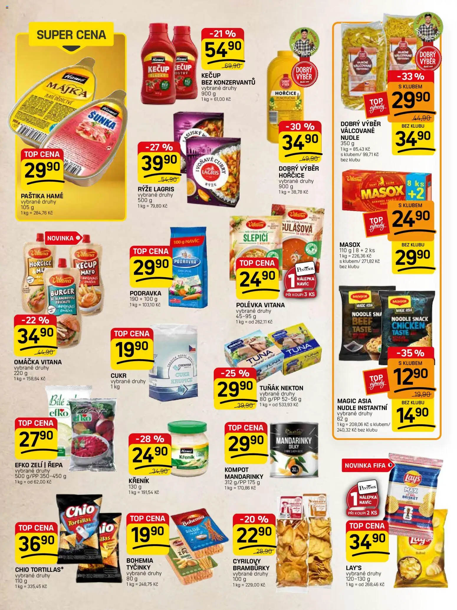 Flop leták - FlopTop od 29.04.2026 | Strana: 8 | Produkty: Zelí, Mandarinky, Tyčinky, Masox