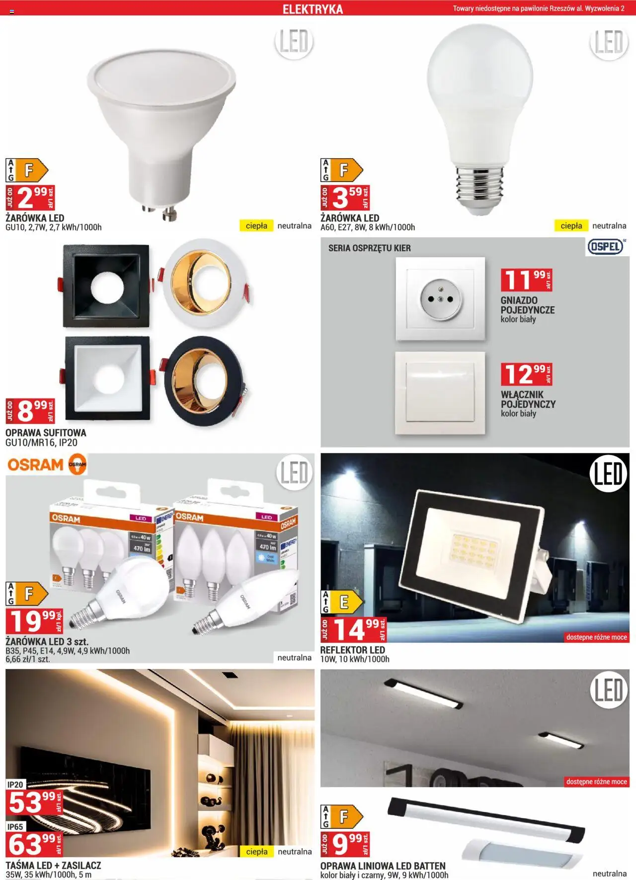 Merkury Market Gazetka od 01.08.2025 | Strona: 26 | Produkty: Taśma LED