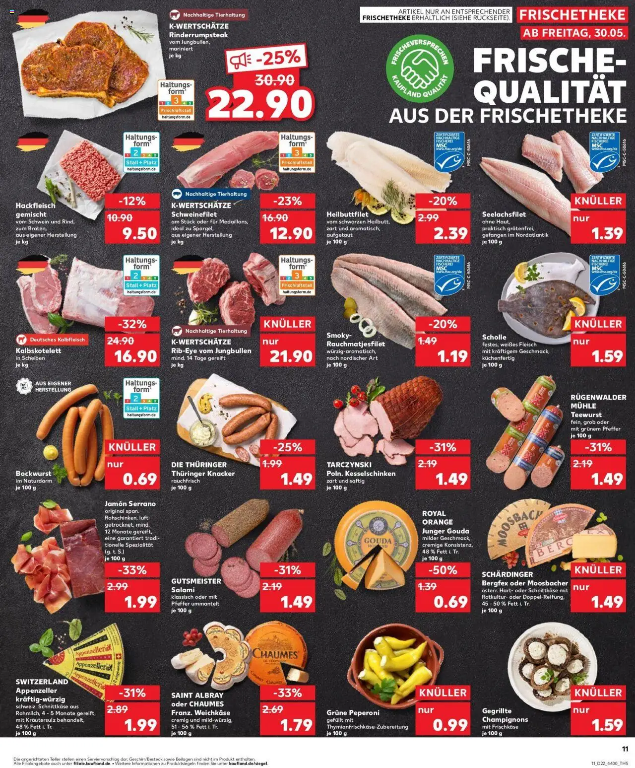 Kaufland prospekt Berlin	 - gültig ab dem 29.05.2025 | Seite: 11 | Produkte: Bockwurst, Mühle, Champignons, Pfeffer