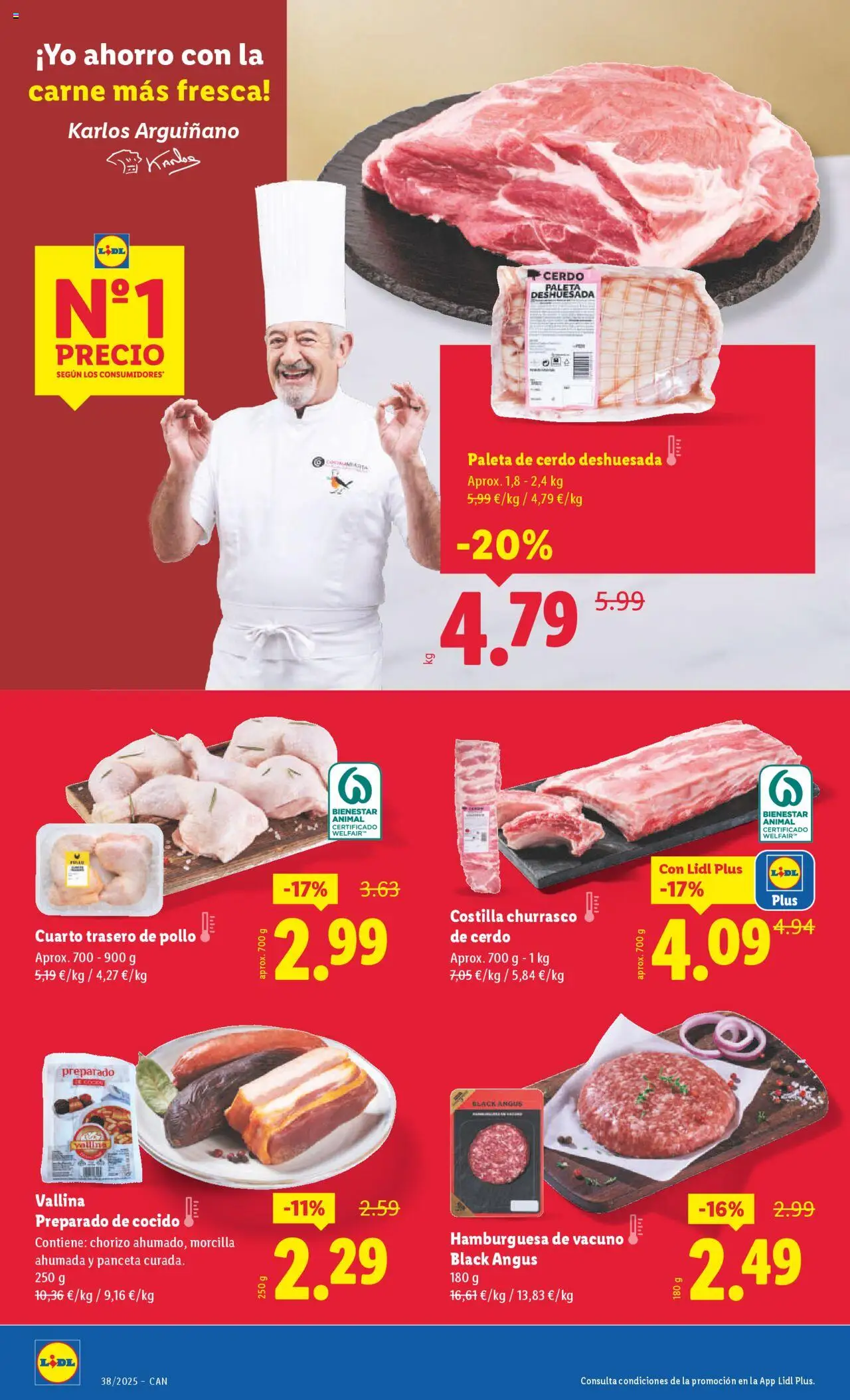 Lidl - Canarias  │ válido desde el 15.09.2025 | Página: 6 | Productos: Ηλεκτρικός φούρνος, Cerdo, Σοκολατούχο γάλα